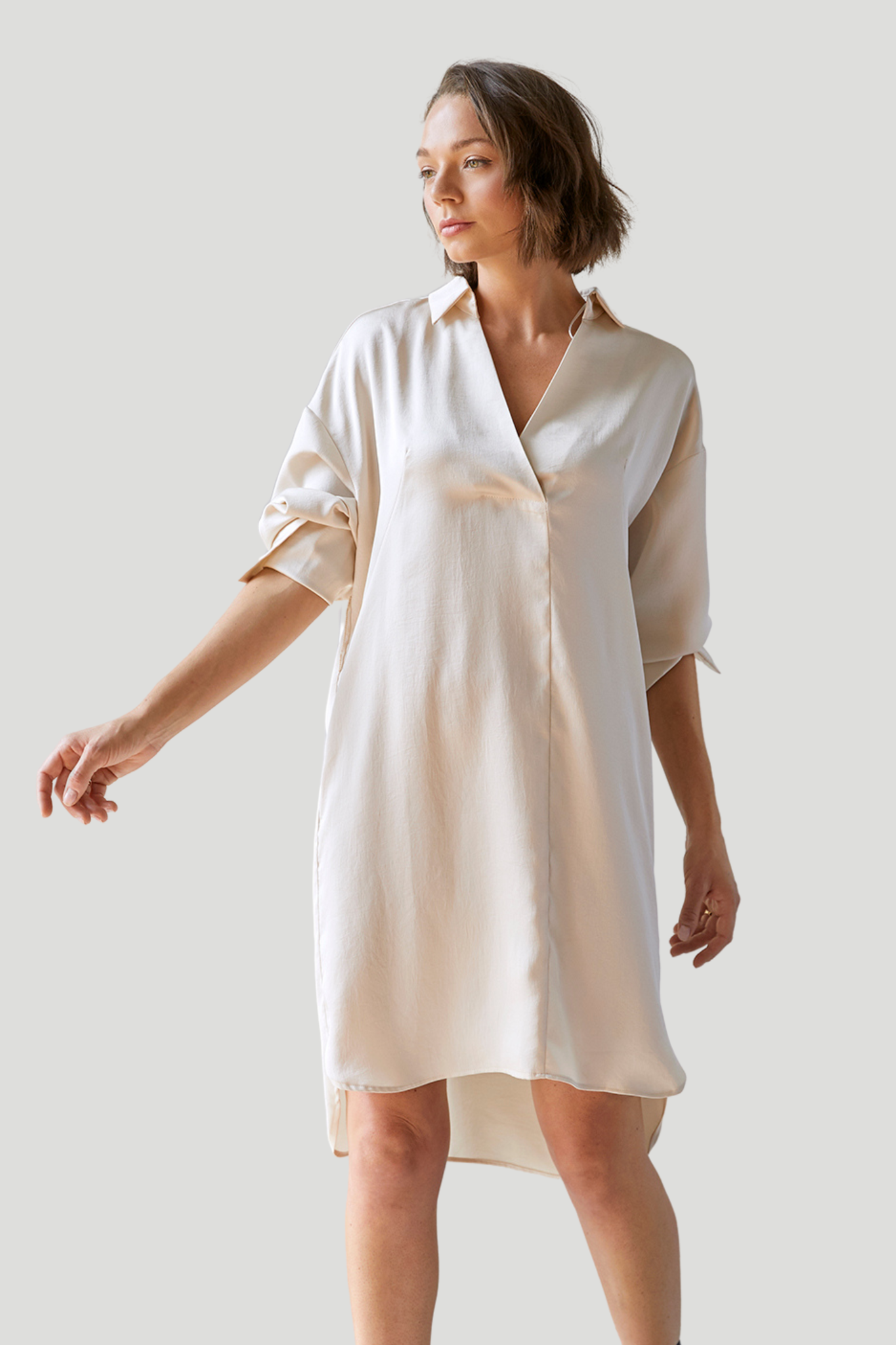 Kyoko Pull Over Dress With Sash