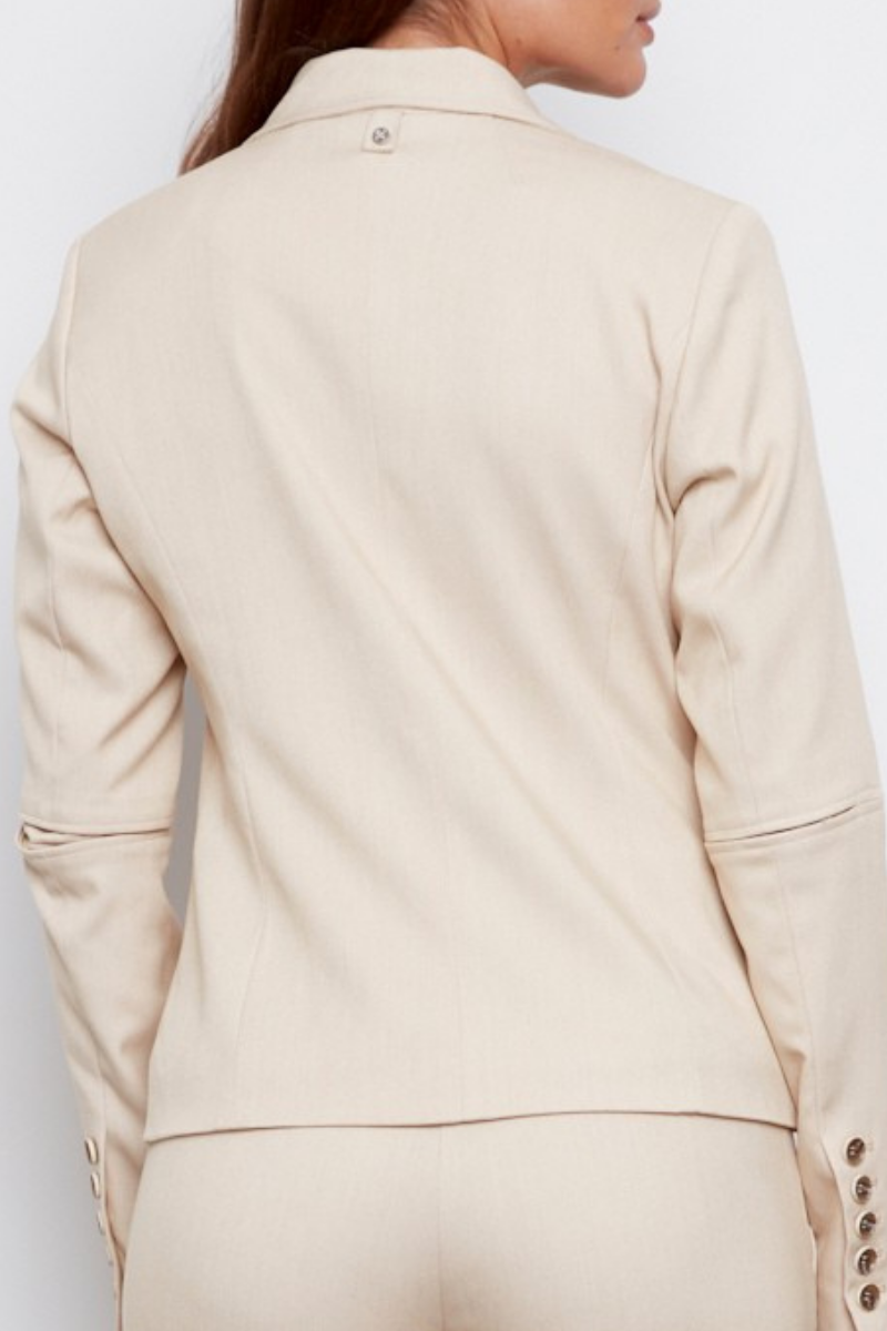 Carlisle, double breasted stretch signature blazer