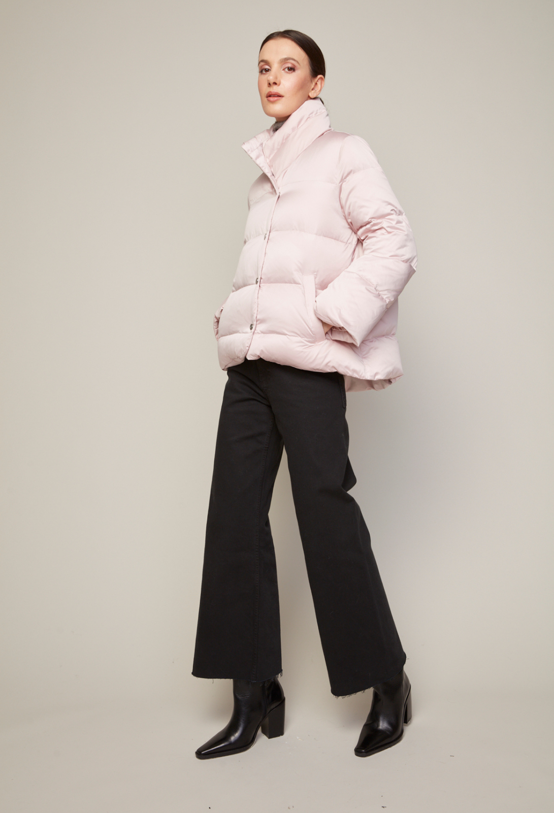 Bunta, manteau en duvet à col cheminée