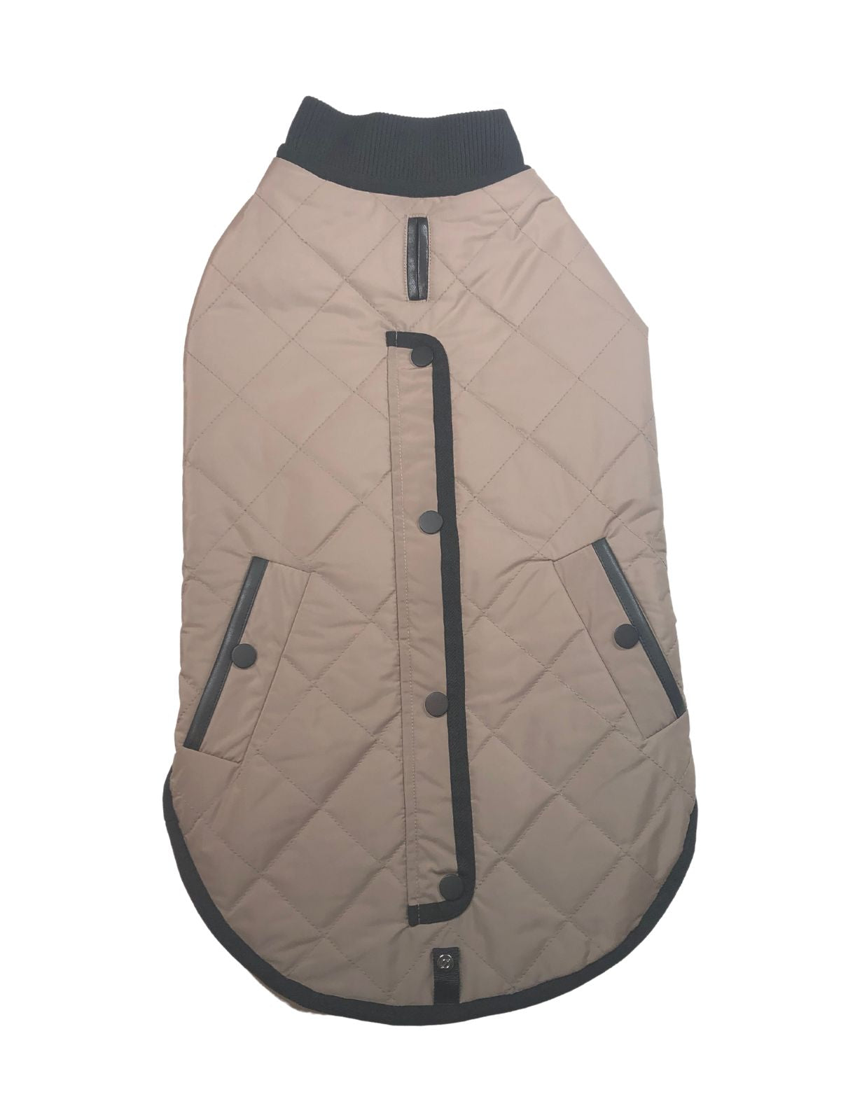 Manteau matelassé avec accents noirs Patou