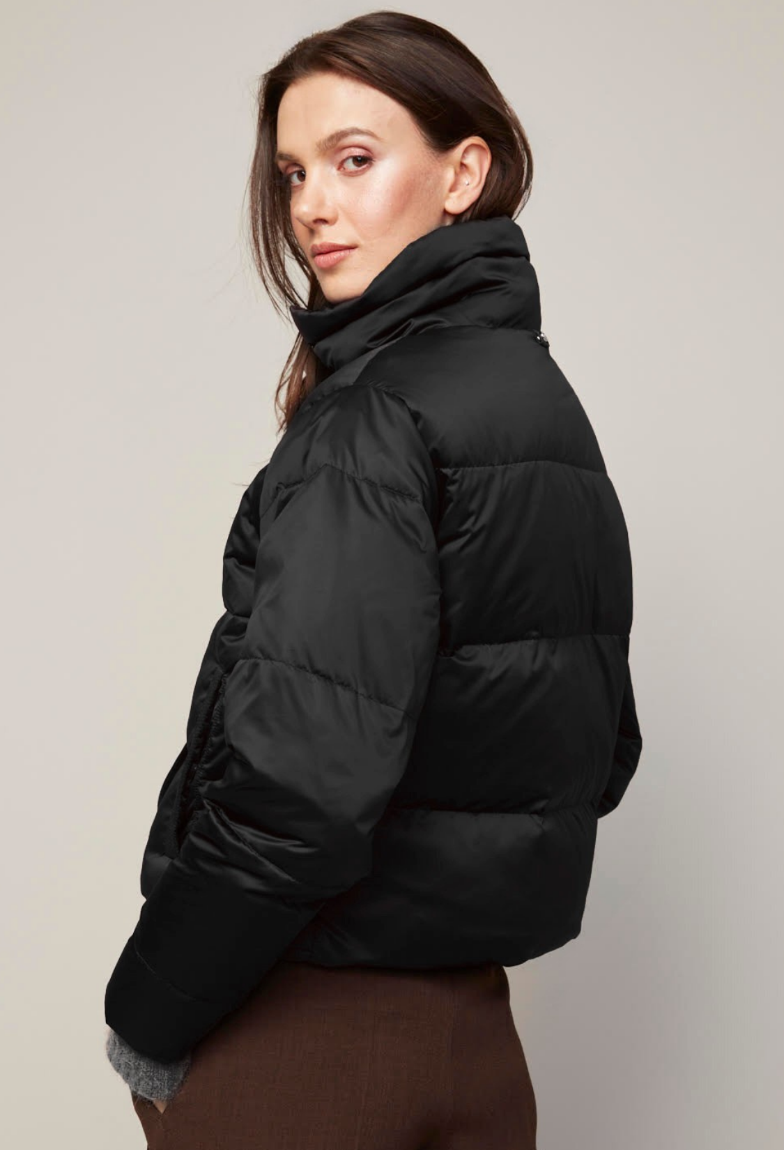 Bailey, manteau court en duvet à col haut