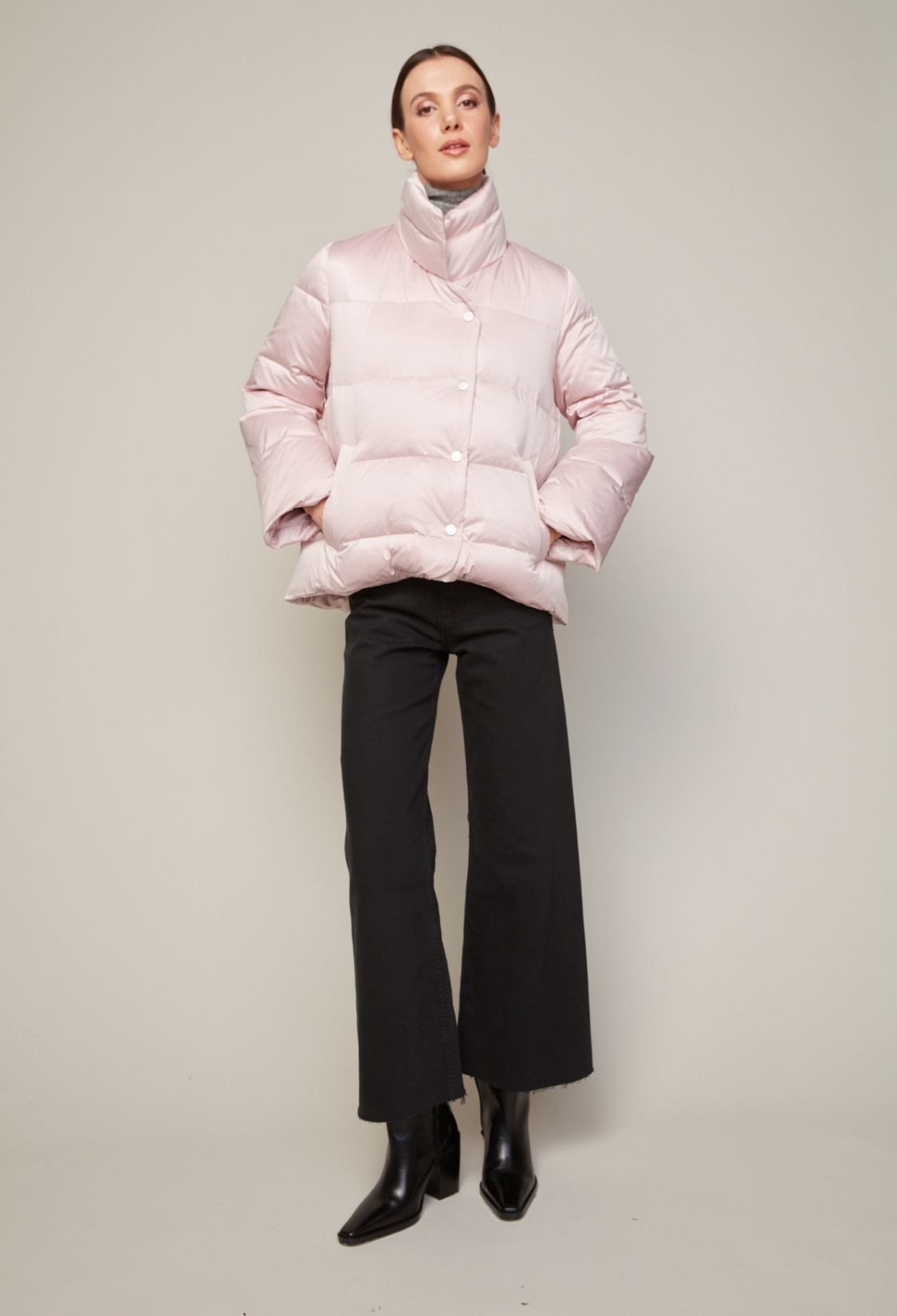 Bunta, manteau en duvet à col cheminée