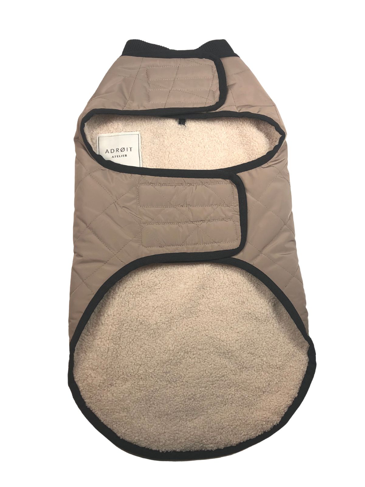 Manteau matelassé avec accents noirs Patou