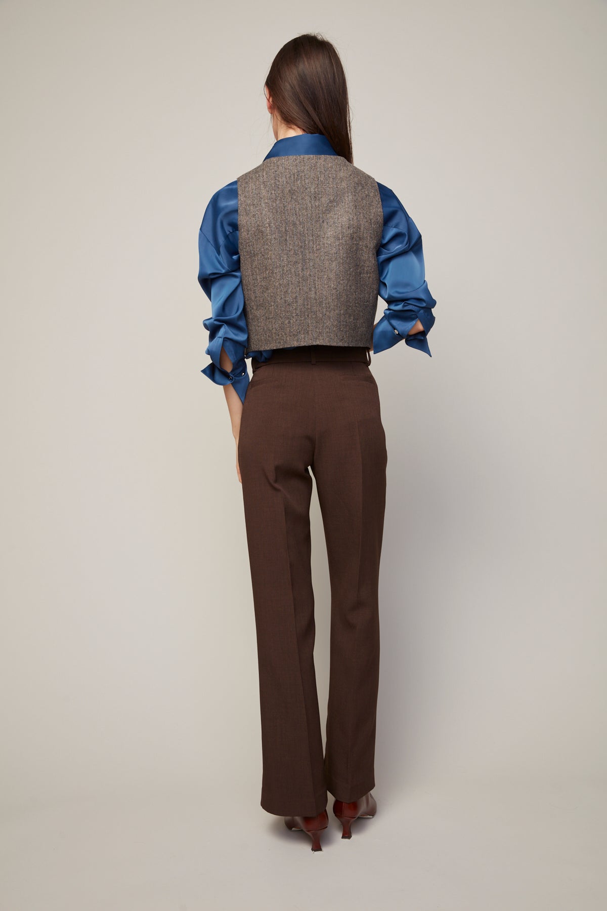 Benji straight leg pant with removable belt