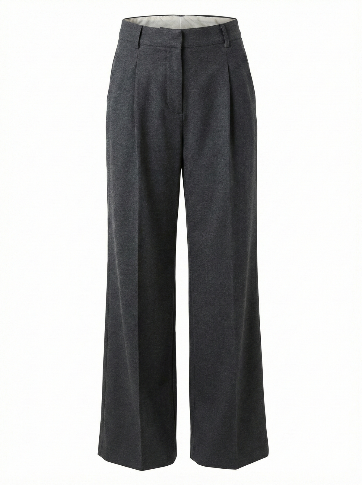 Benji, wide-leg stretch ponte trousers