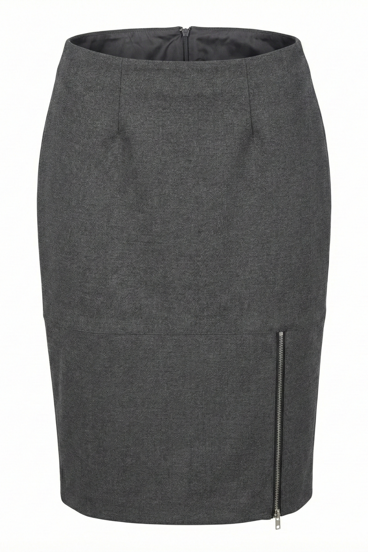 Bing, stretch pencil skirt with zipper detail