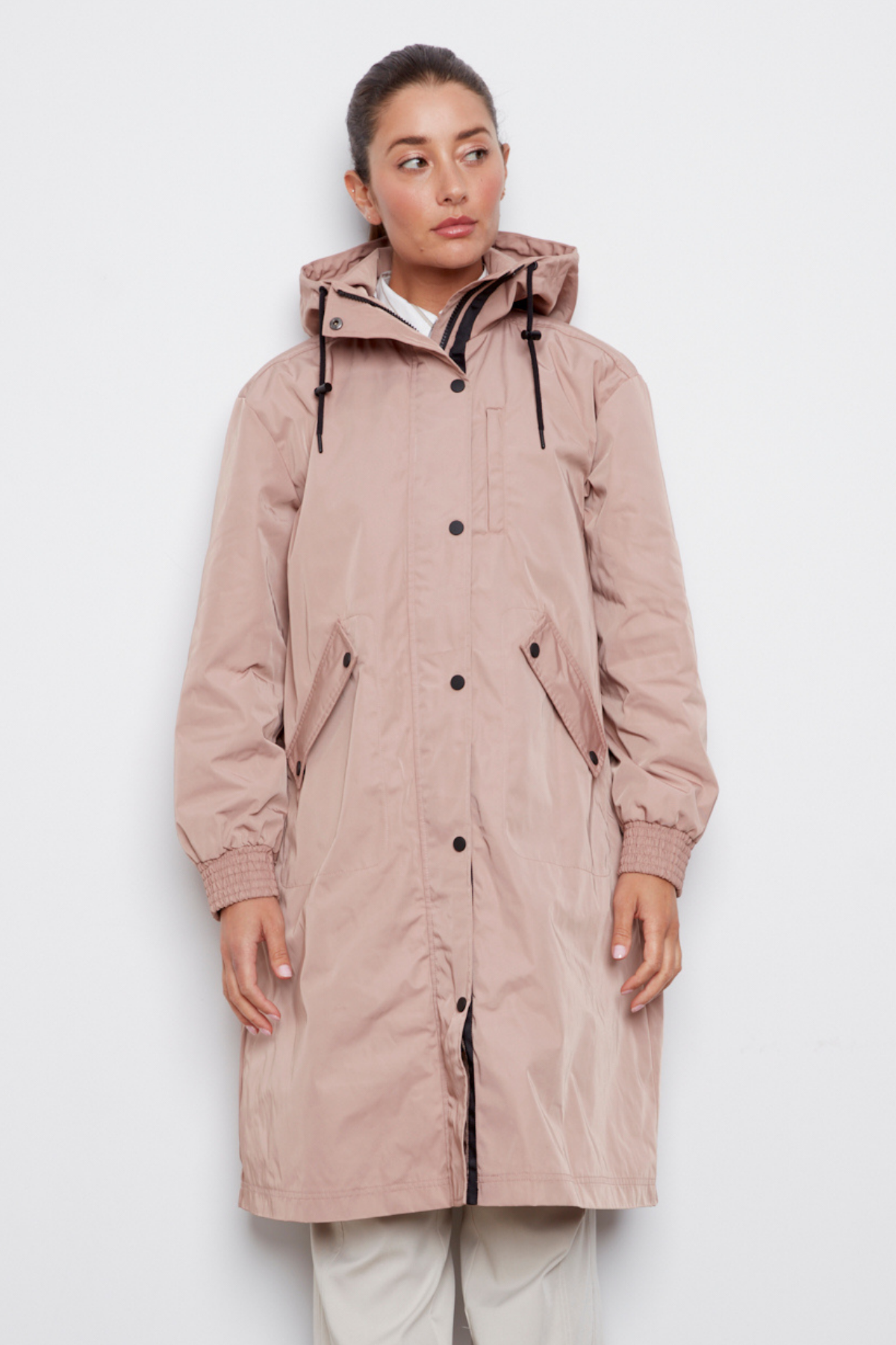 Chelsea, the city hooded raincoat