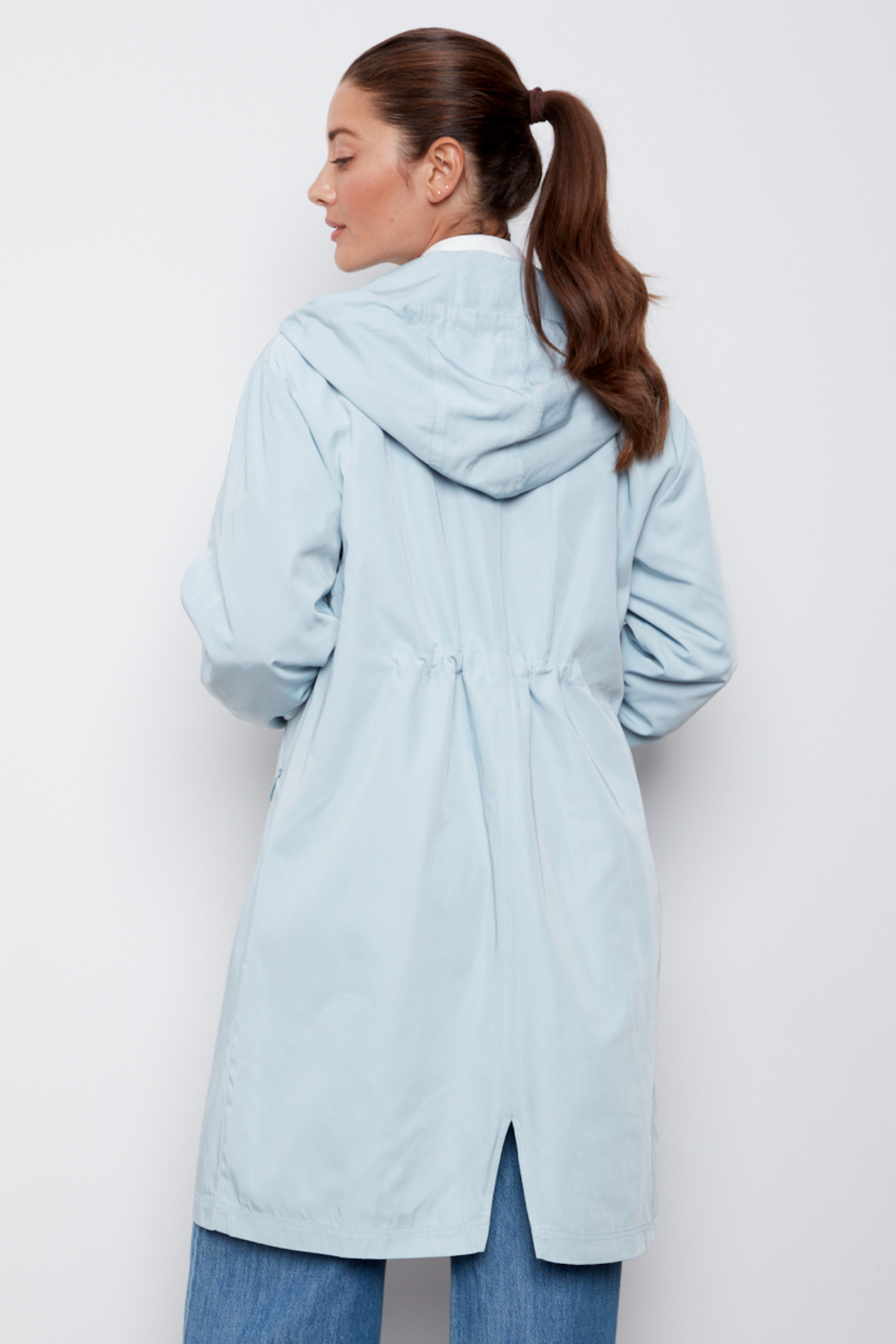 Chelsea, the city hooded raincoat