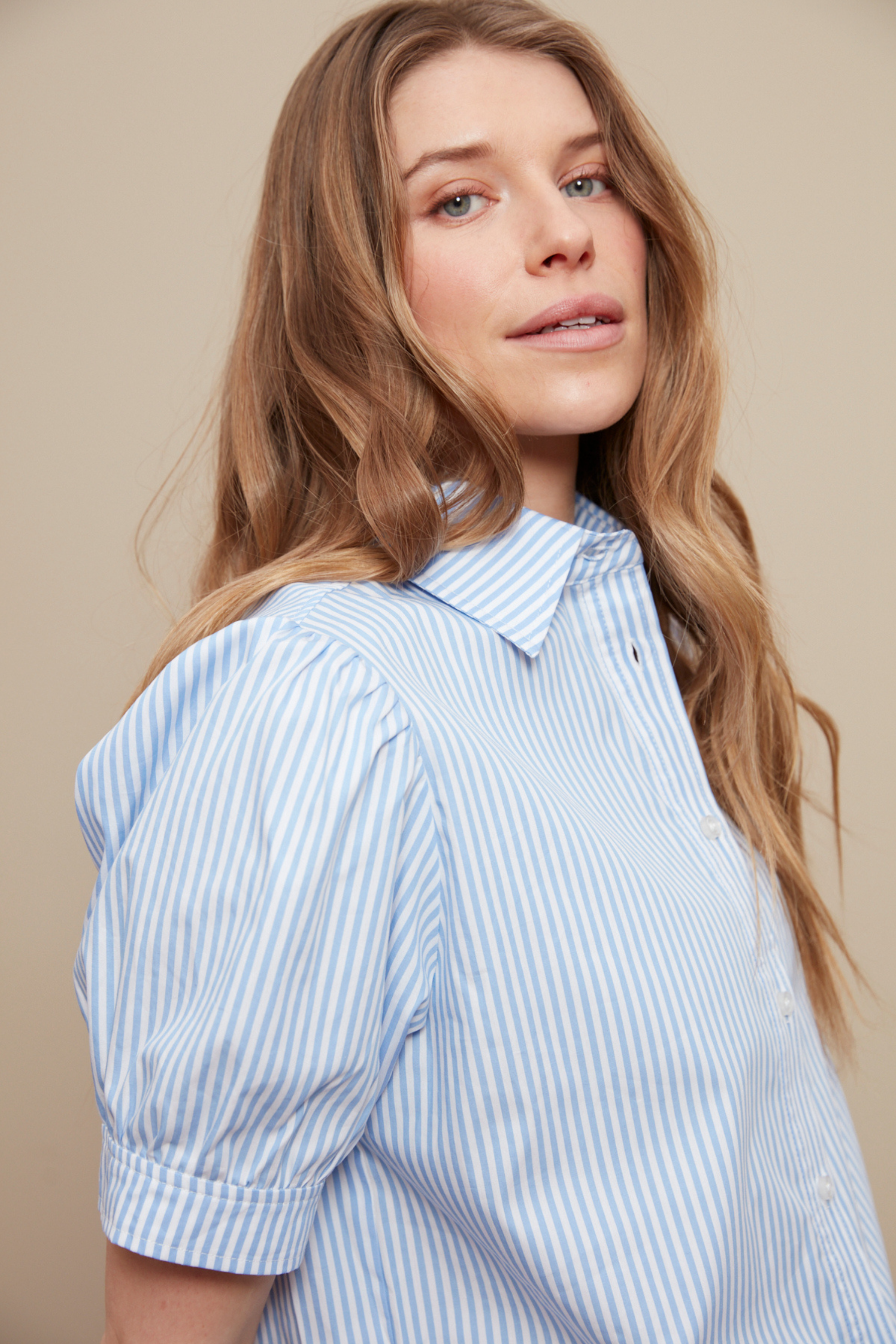 Coco, chemise boutonnée à manches courtes