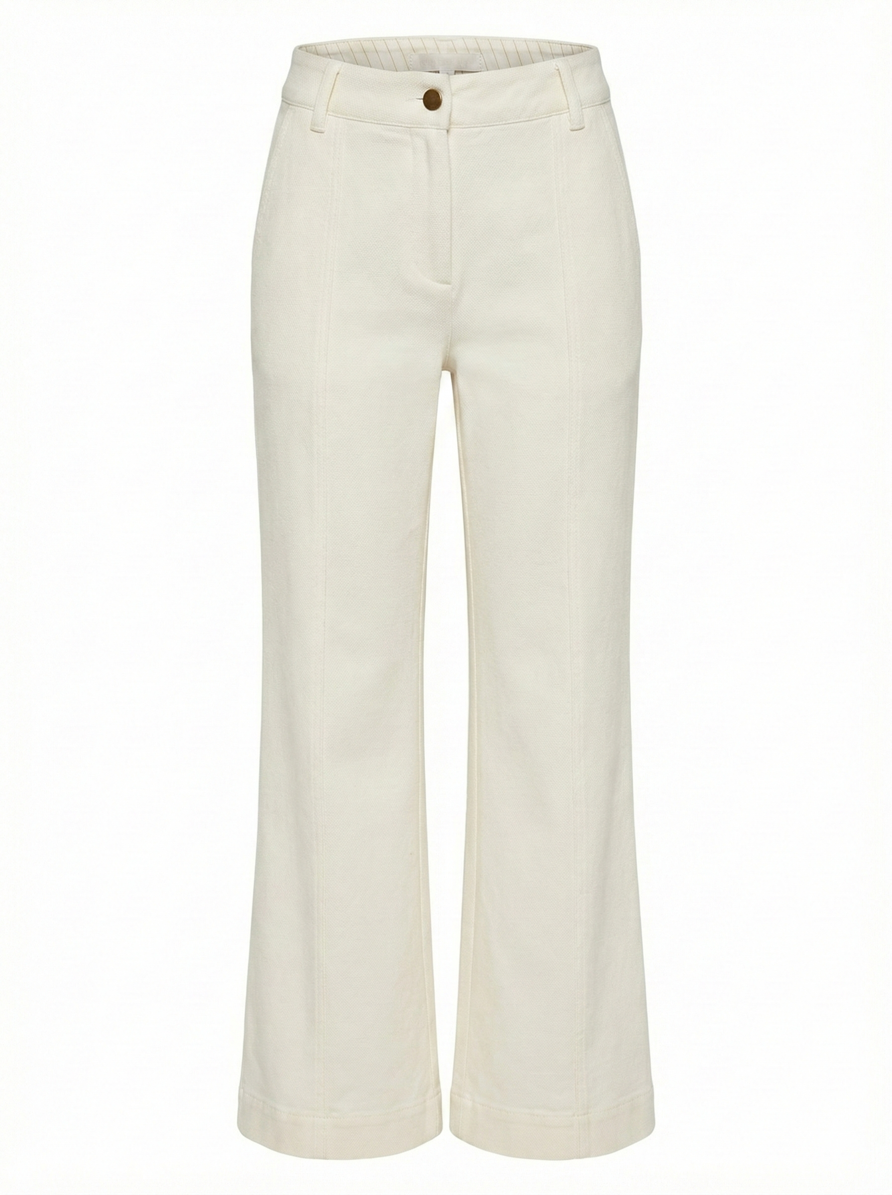 Cruz, denim trouser with pintuck detail