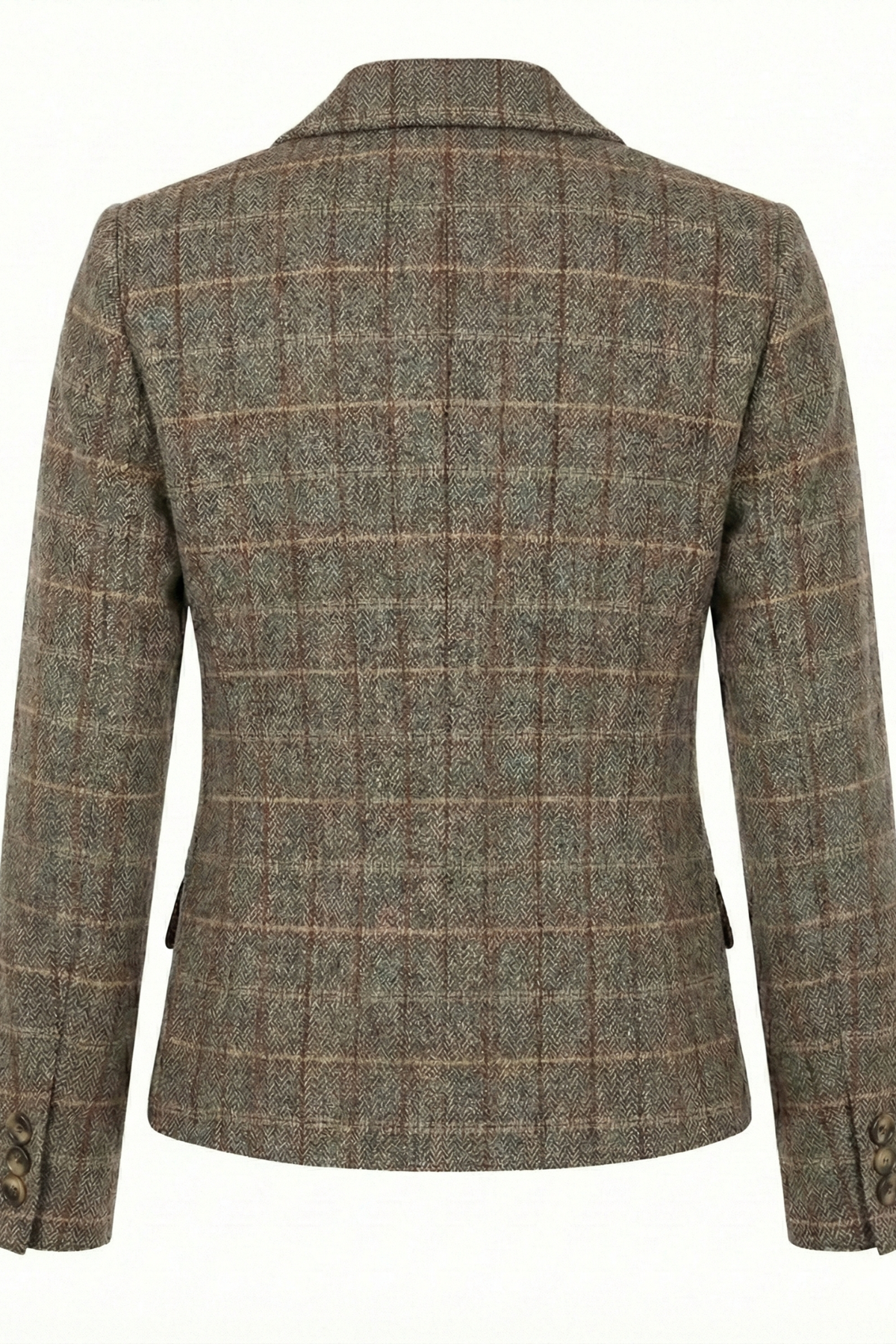 Desmond, tweed single-breasted blazer w/ 3 button closure