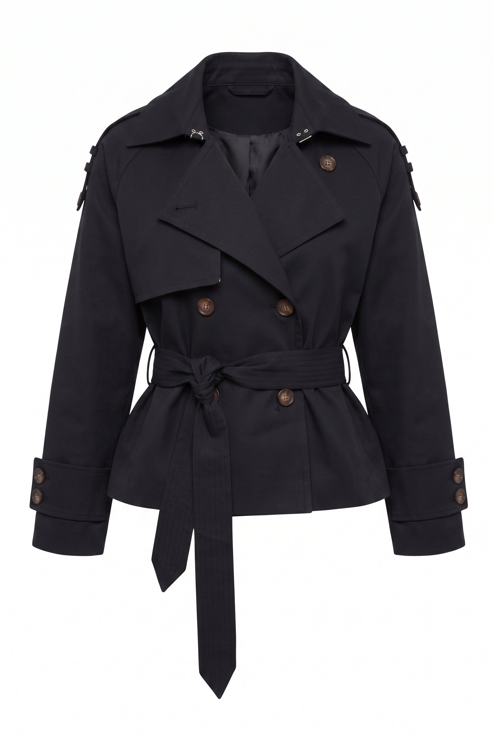 Calista, short double breasted trenchcoat