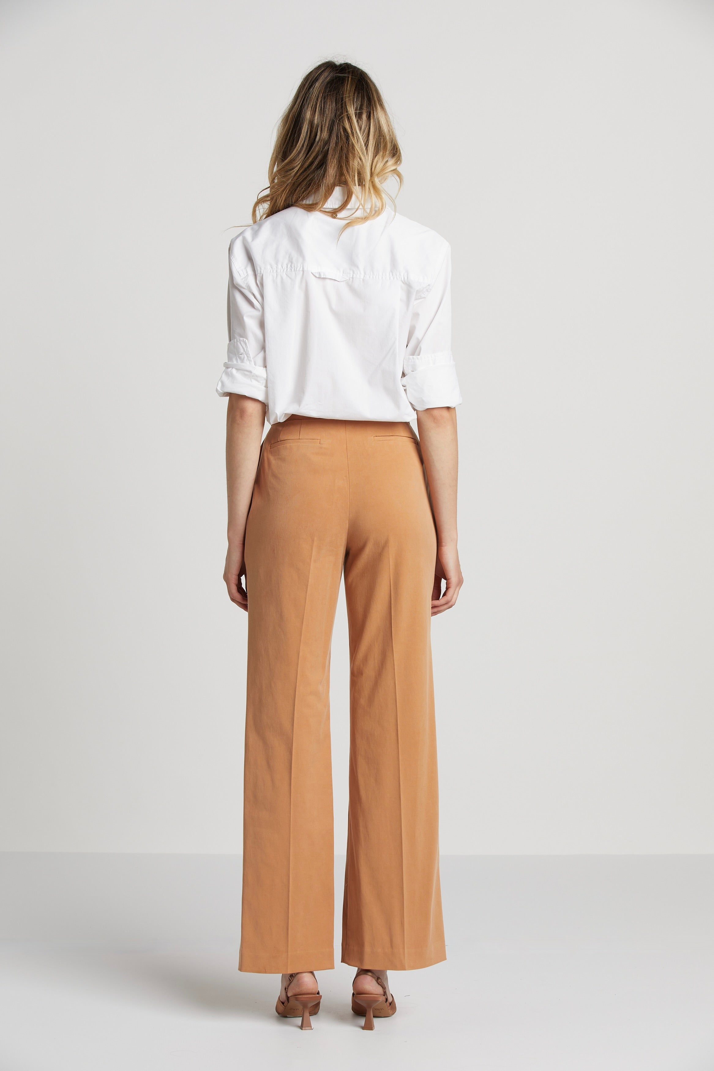 Pantalon extensible droit à pinces Preston