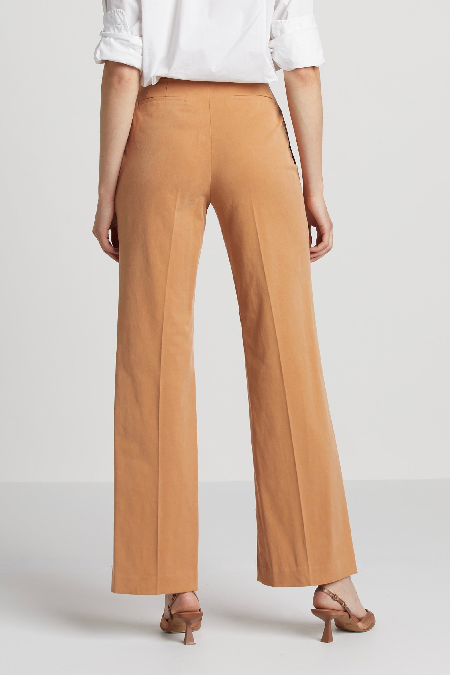 Pantalon extensible droit à pinces Preston