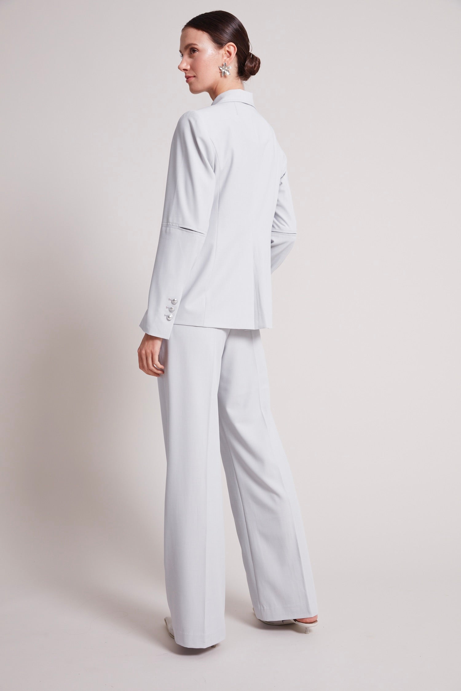Preston pin tuck pant w/ slant pockets