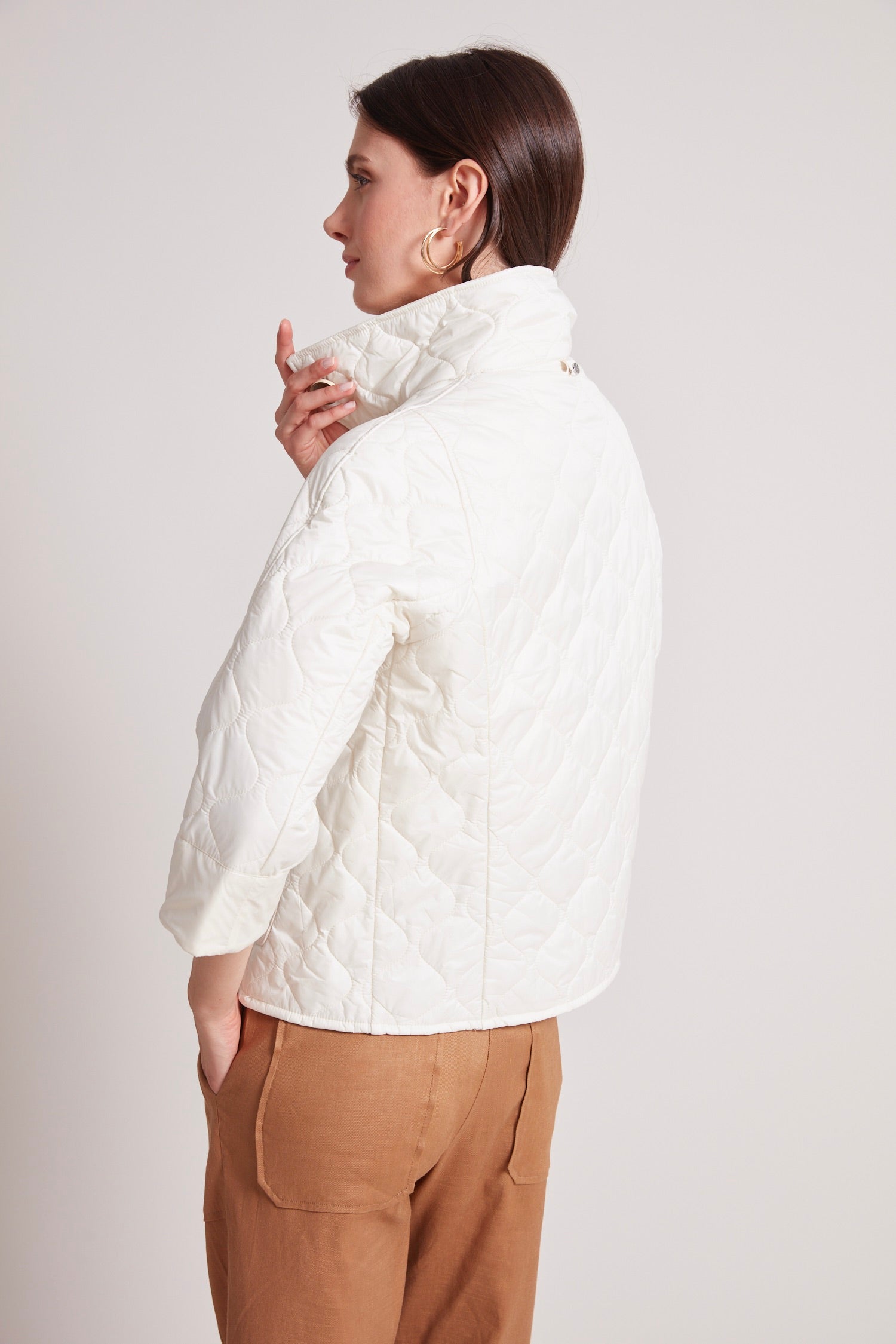 Veste matelassée à manches 3/4