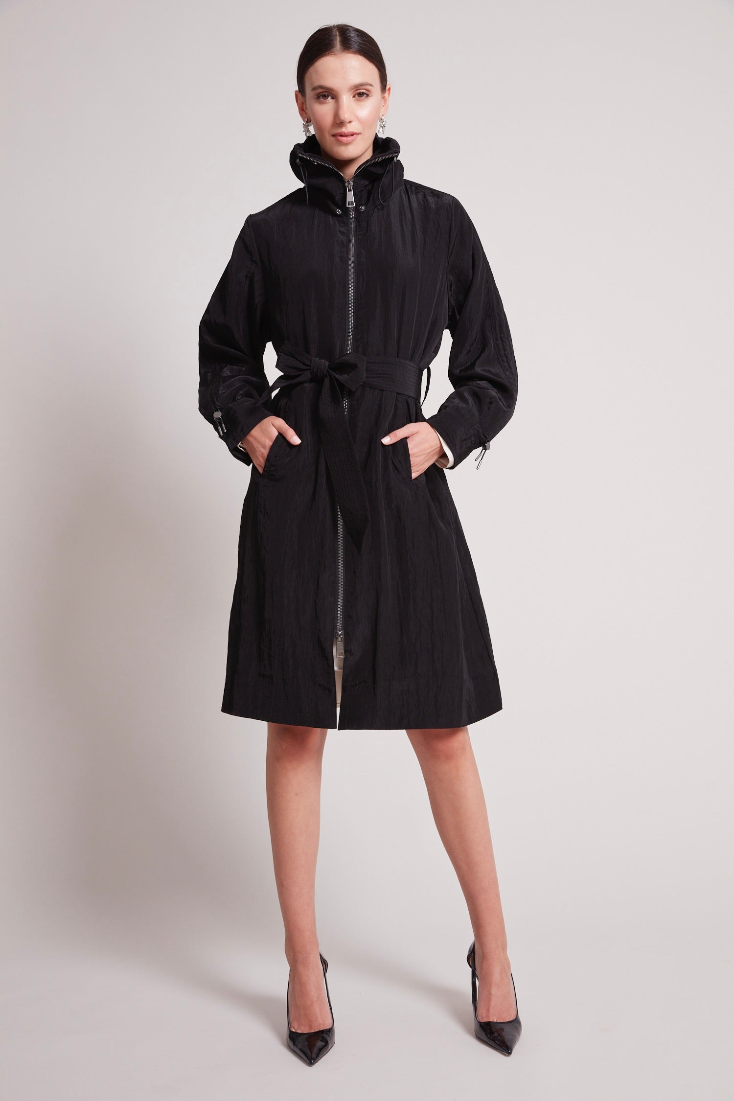 Tatiana long fluid coat