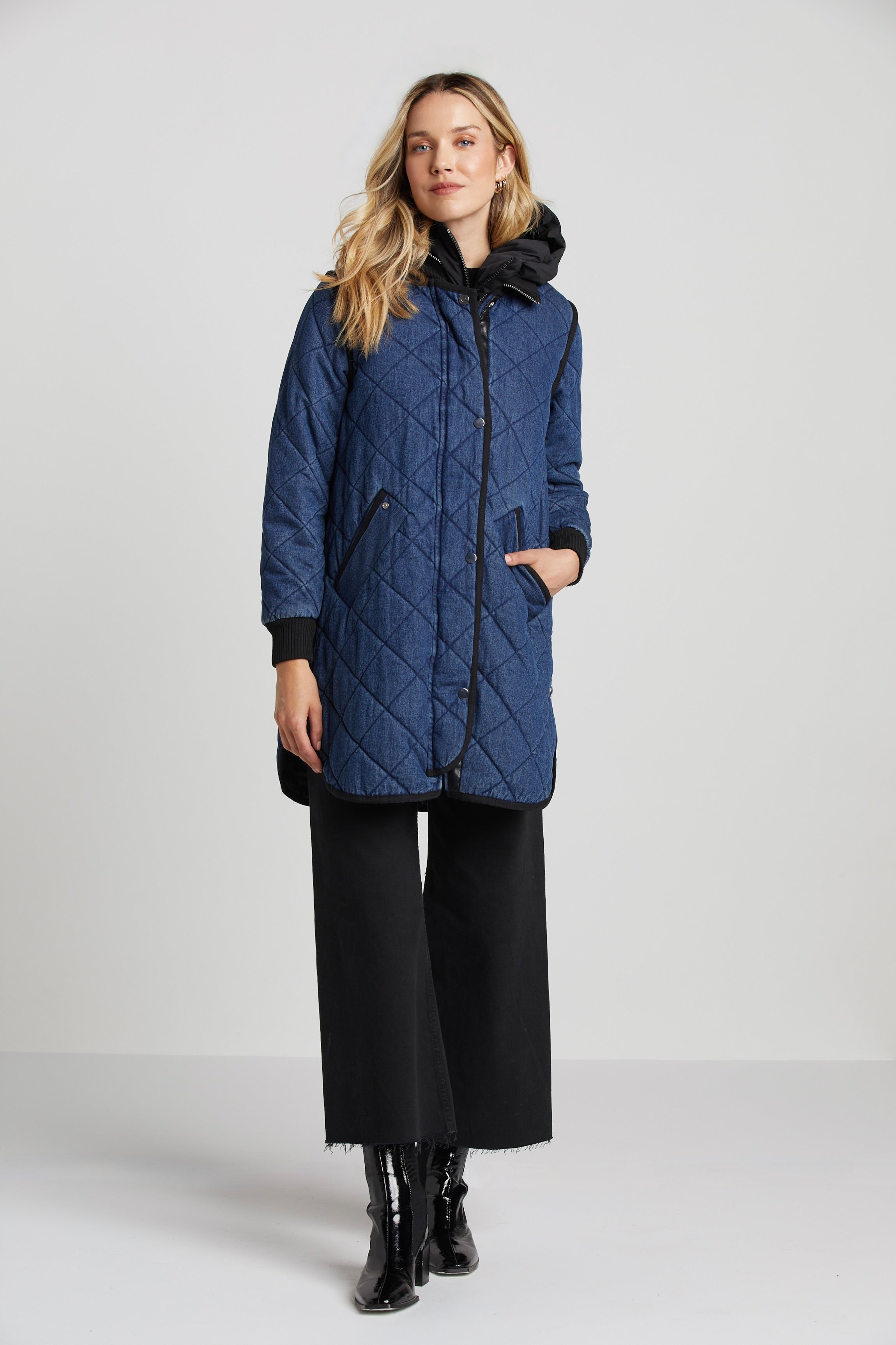 Libby manteau matelassé à fermeture éclair