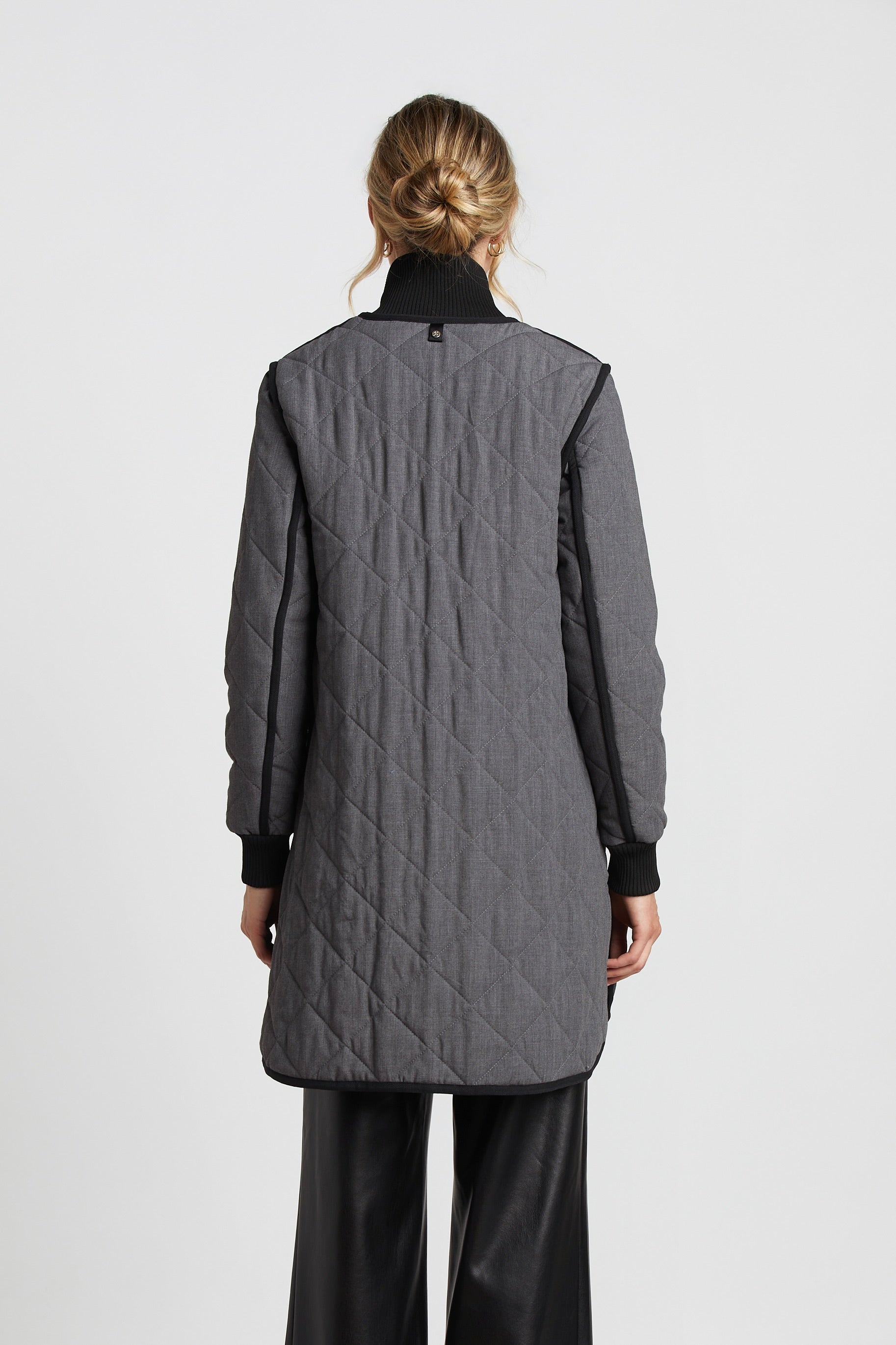 Libby manteau matelassé à fermeture éclair