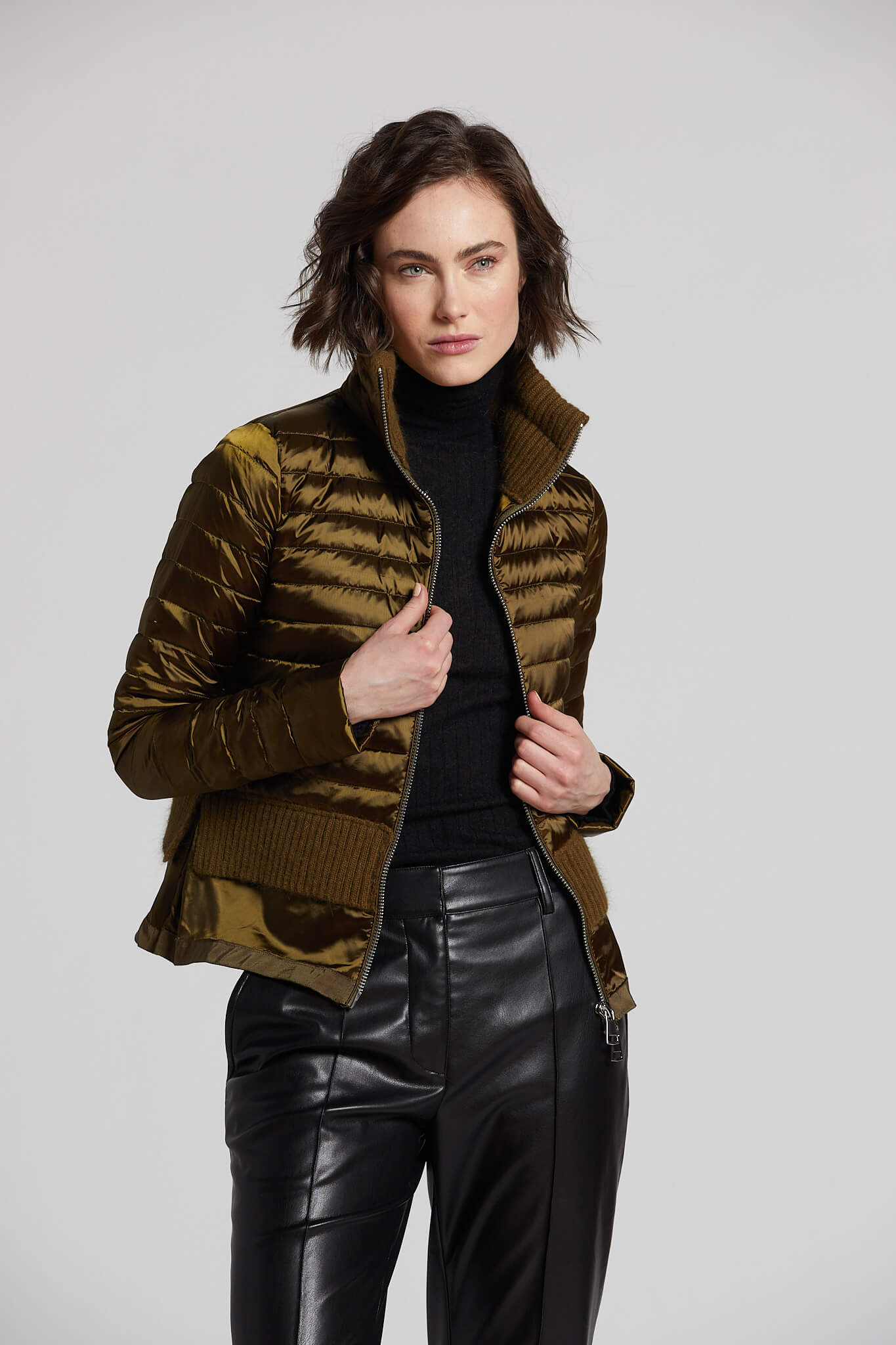 Lilly lightweight quilted down jacket