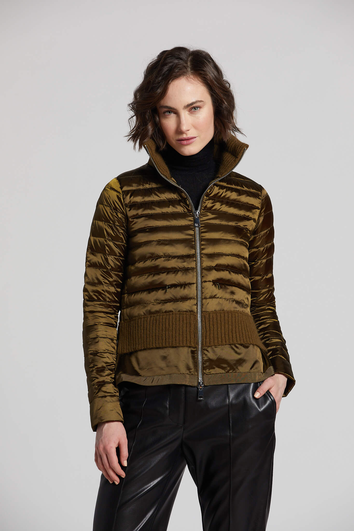 Lilly lightweight quilted down jacket