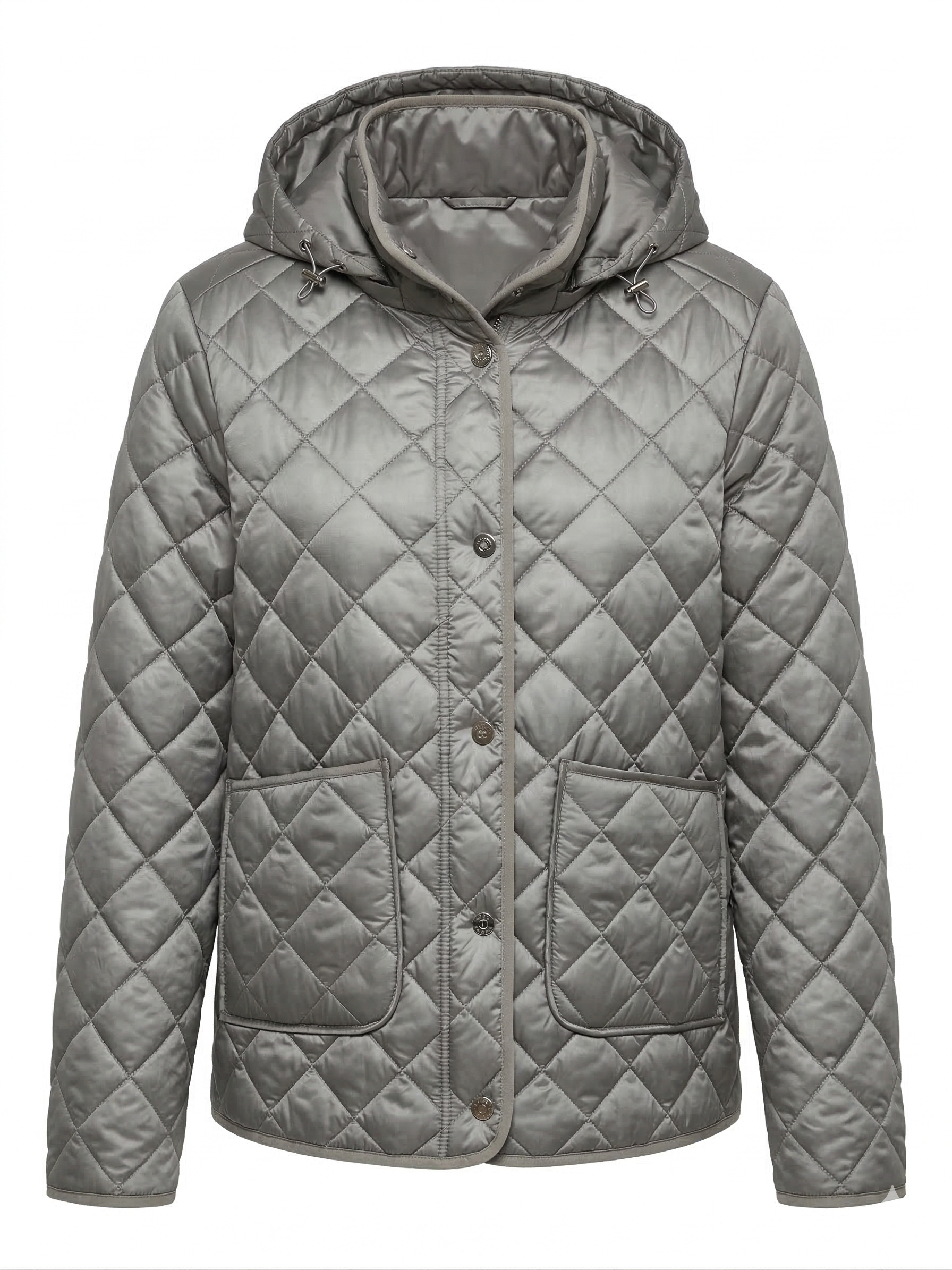 Shelby, quilted jacket with removable hood