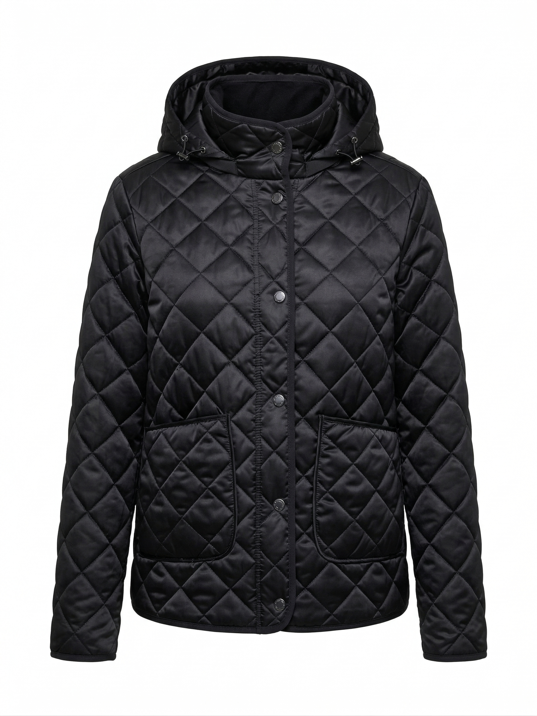 Shelby, quilted jacket with removable hood