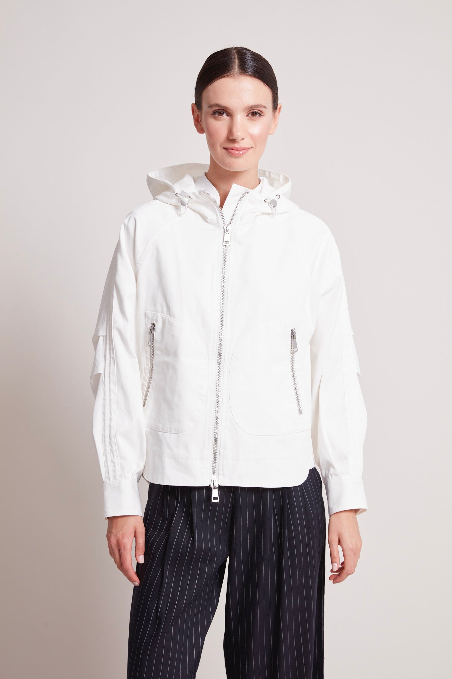Veste à capuche à manches raglan Taika
