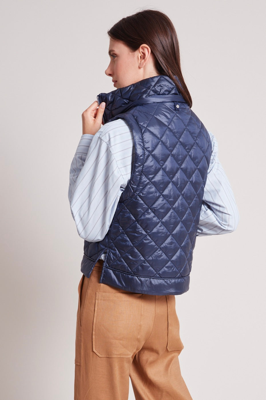 Gilet matelassé avec capuche amovible