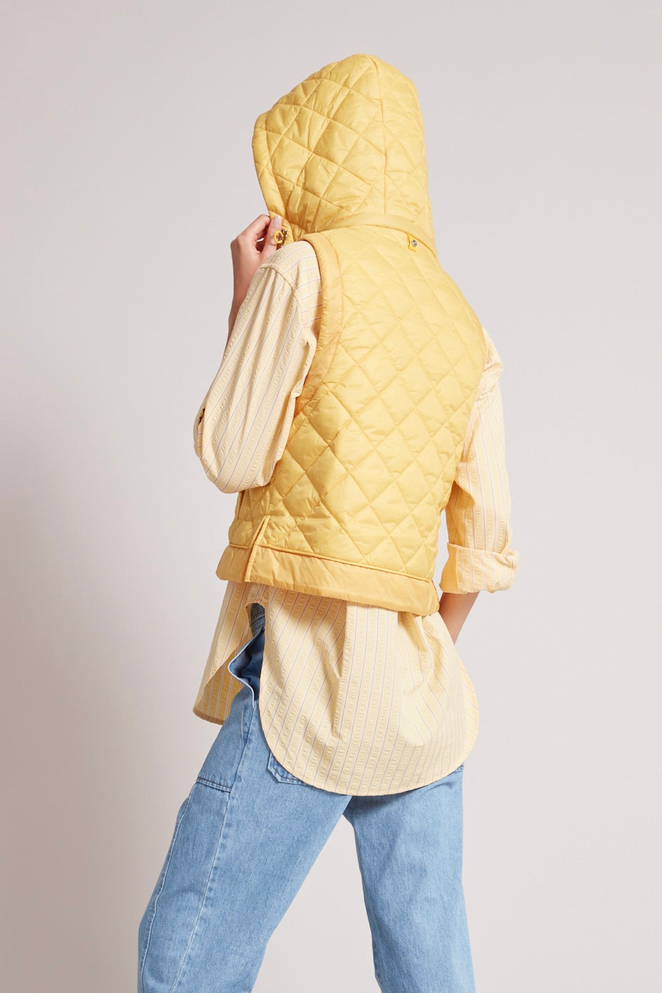 Gilet matelassé avec capuche amovible