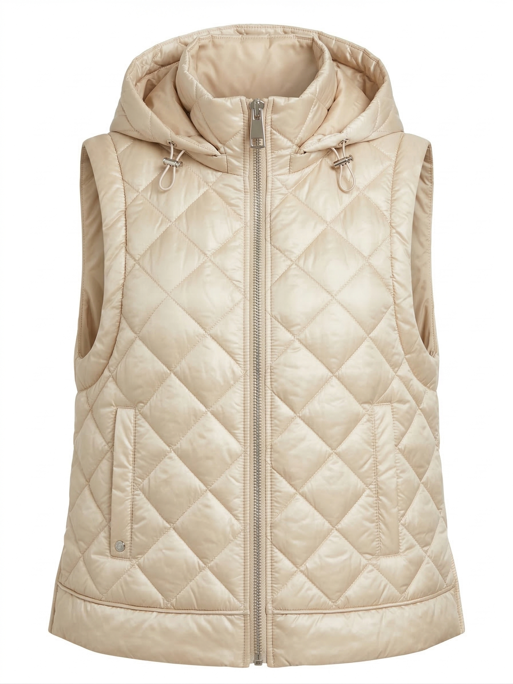 Talia quilted gilet w/ removable hood
