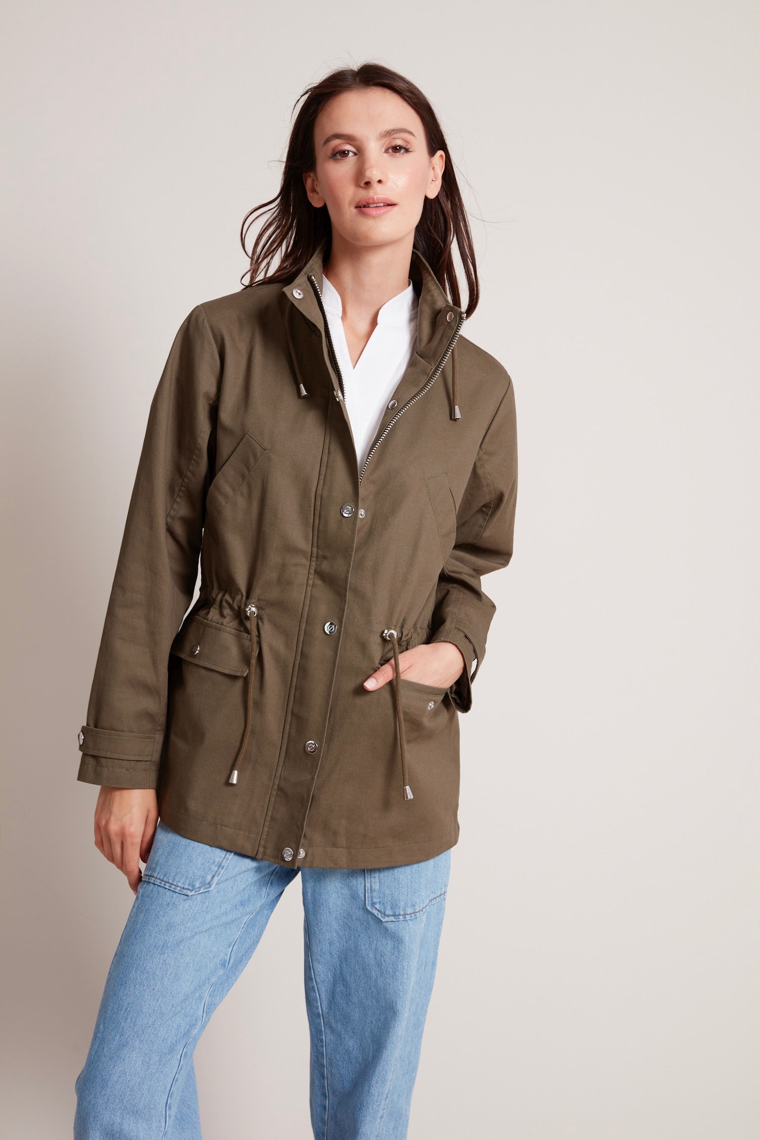Anorak à col entonnoir & taille ajustée Tallulah