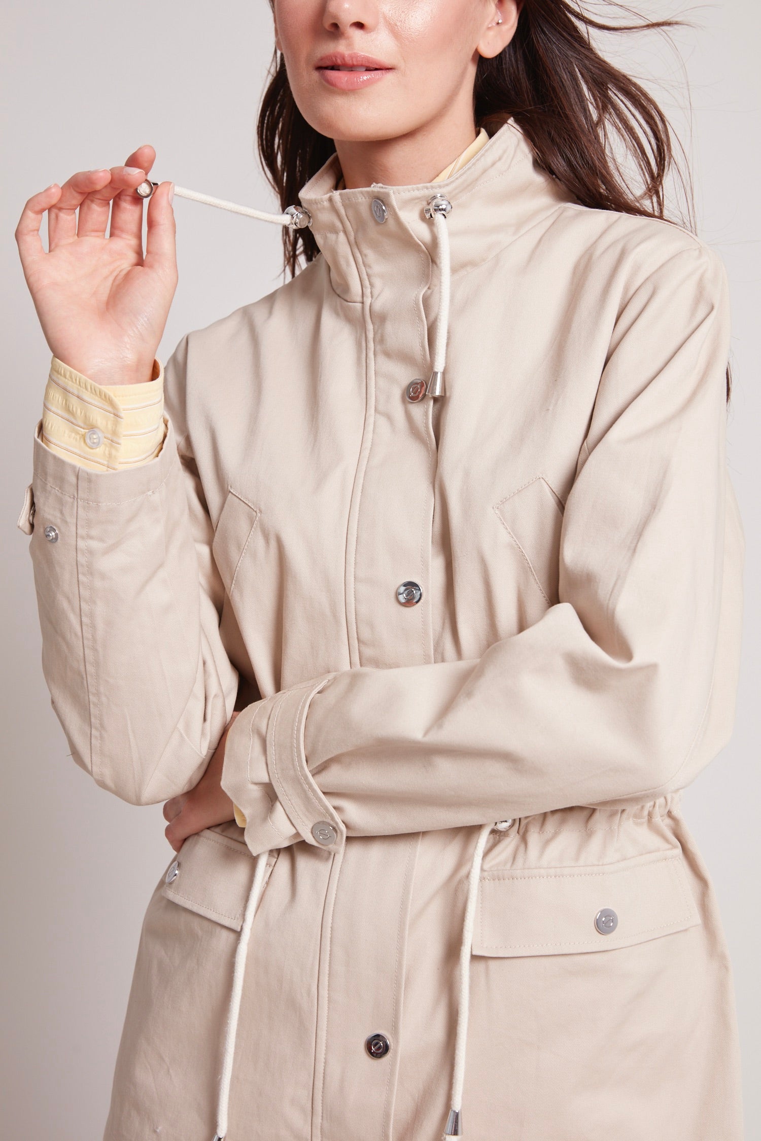 Anorak à col entonnoir & taille ajustée Tallulah