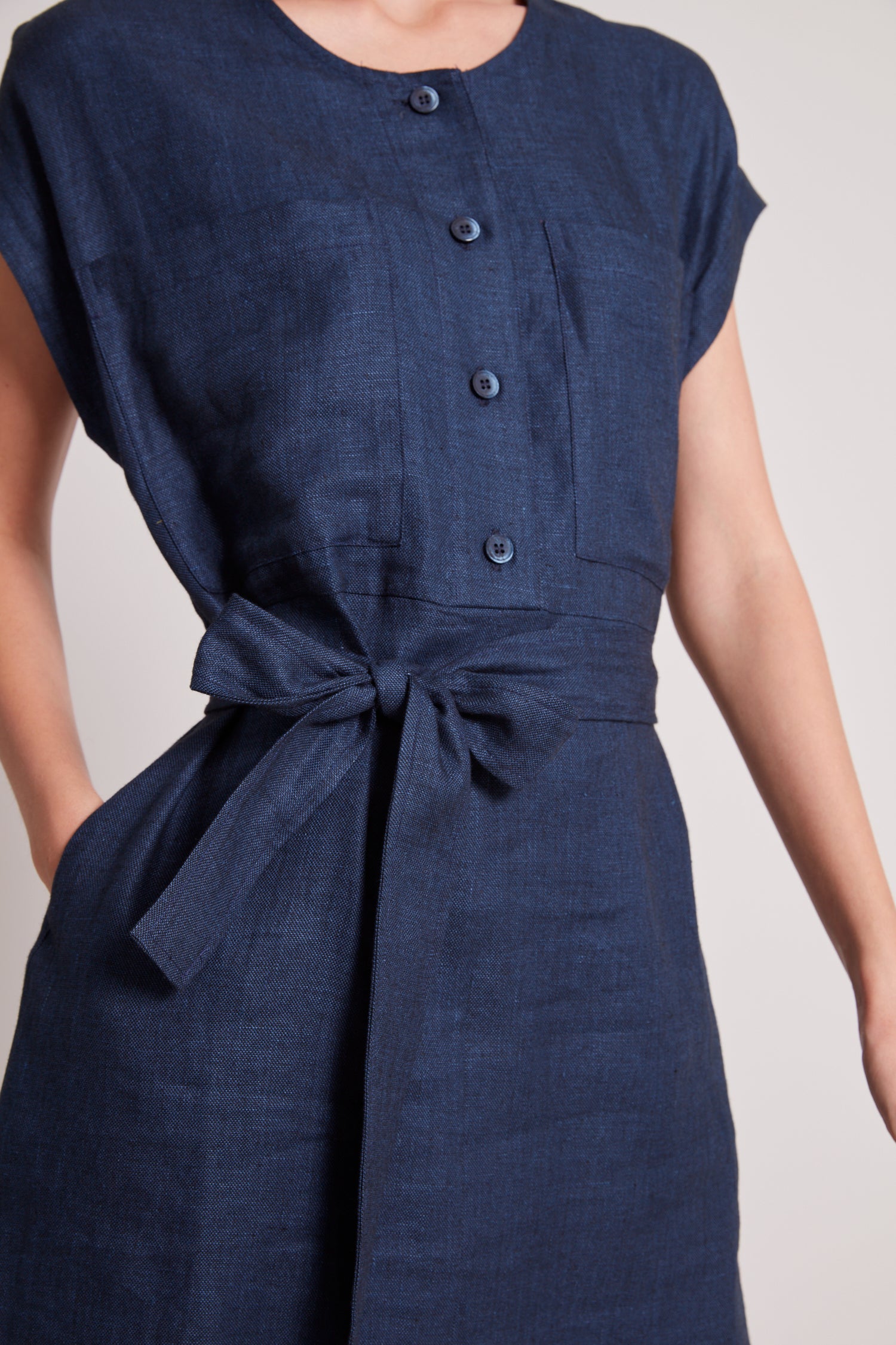 Robe popover à manches courtes Tanner