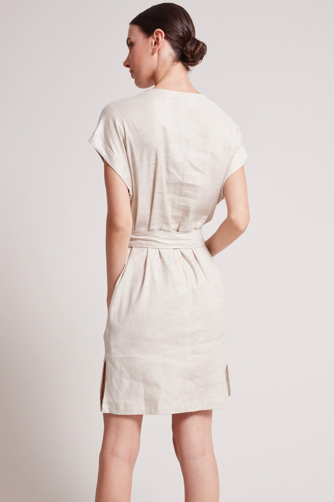 Tanner cap sleeve popover dress