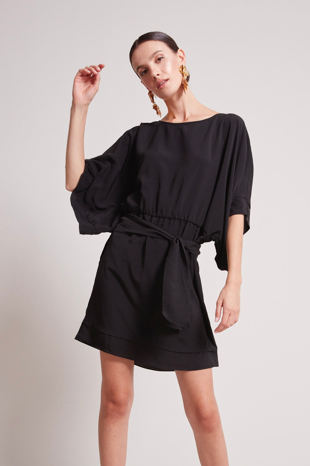 Teagan kimono sleeve inspired dress