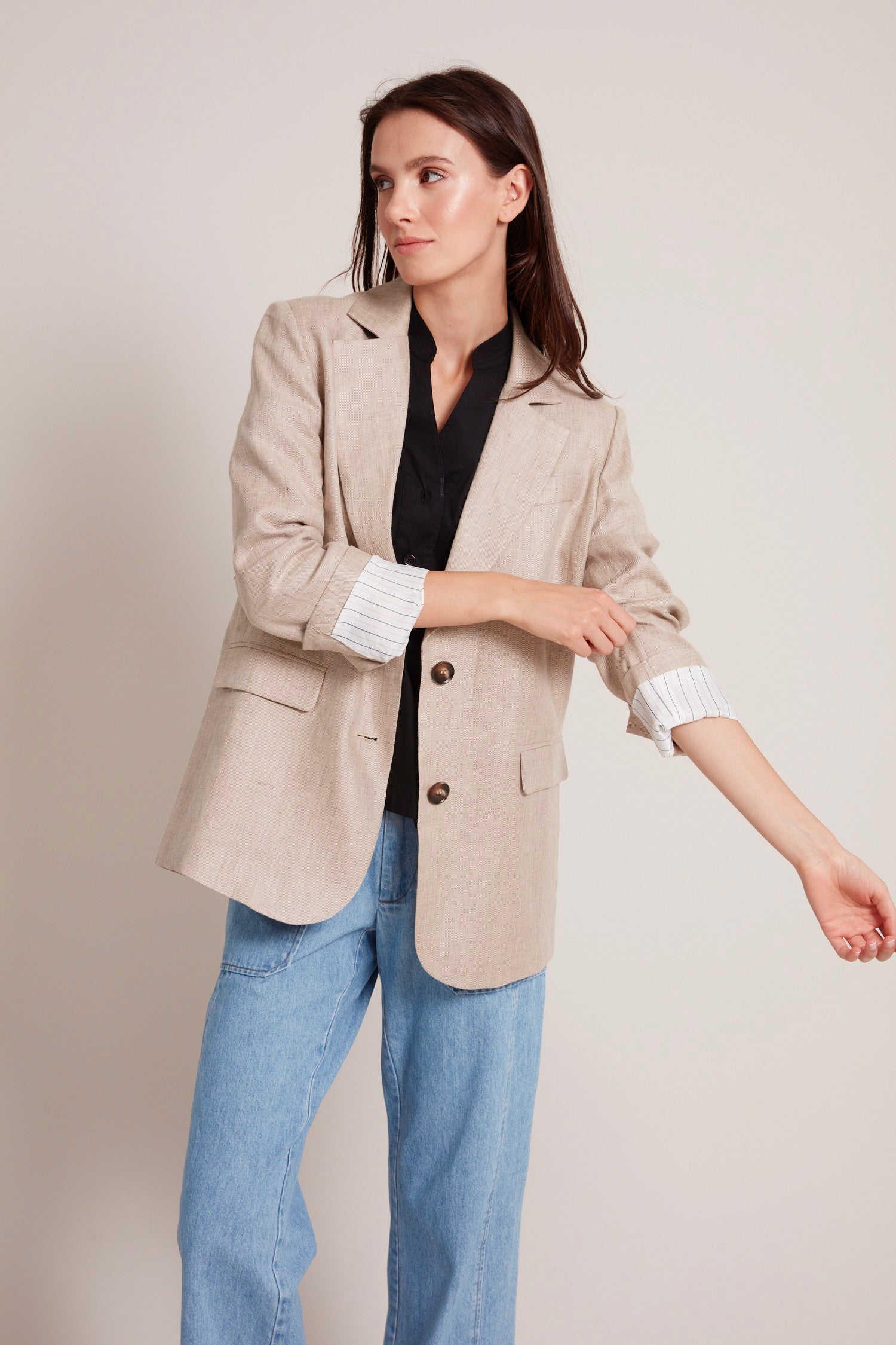 Jake boyfriend blazer straight cut