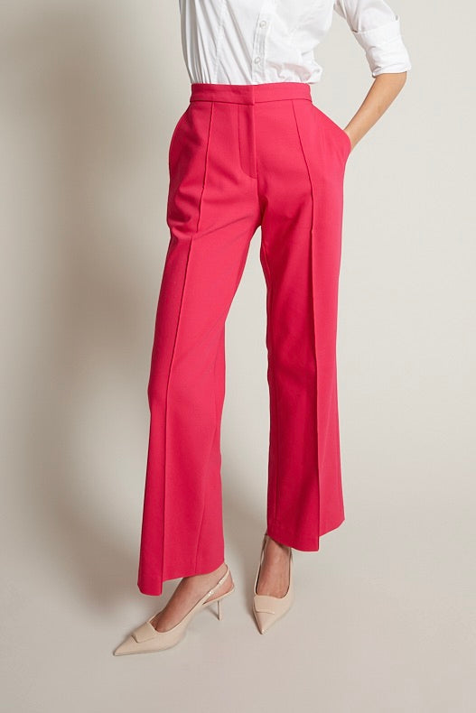 Preston pin tuck pant w/ slant pockets