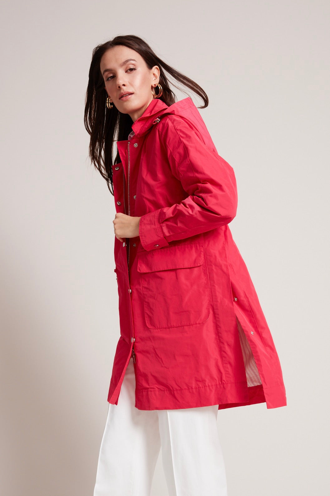 Imperméable à capuche amovible Tori