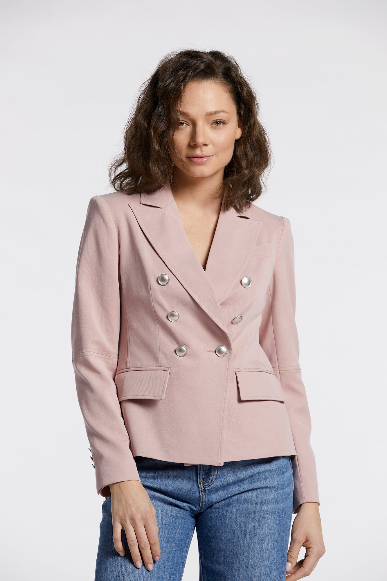 Blazer extensible à double boutonnage James