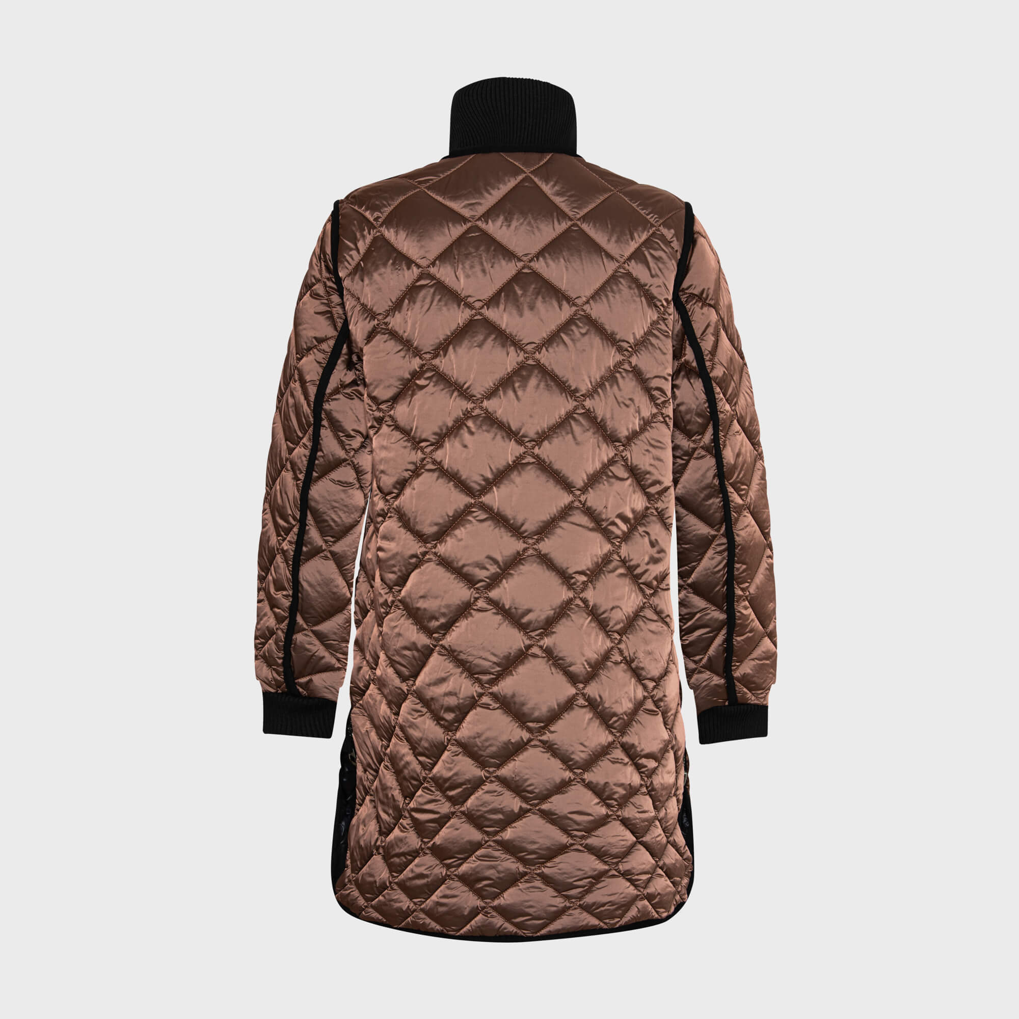 Libby quilted full zip coat