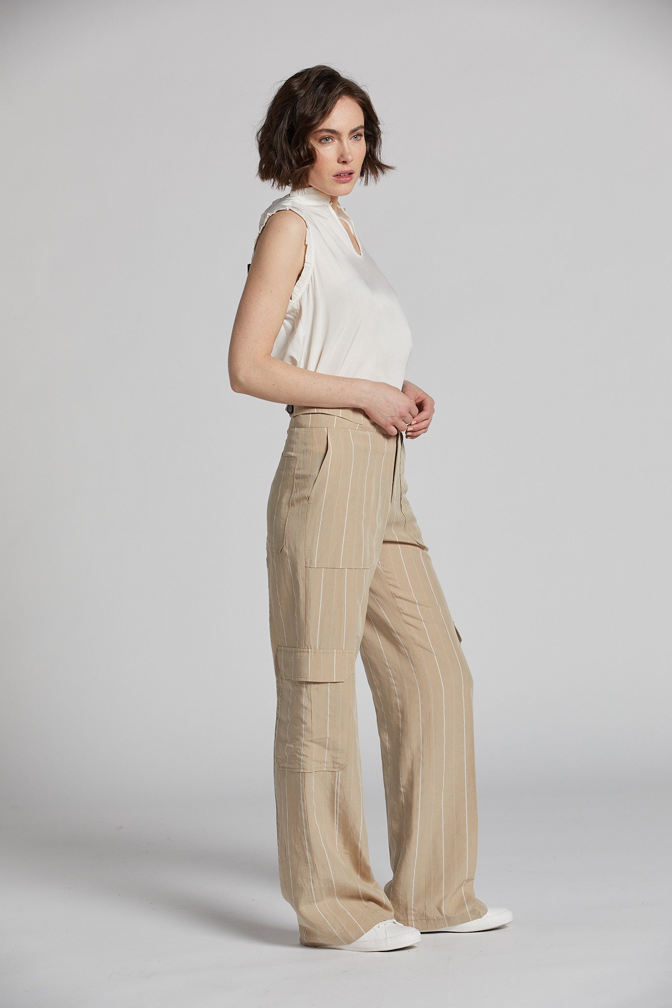 Nolan slightly wide leg cargo pant