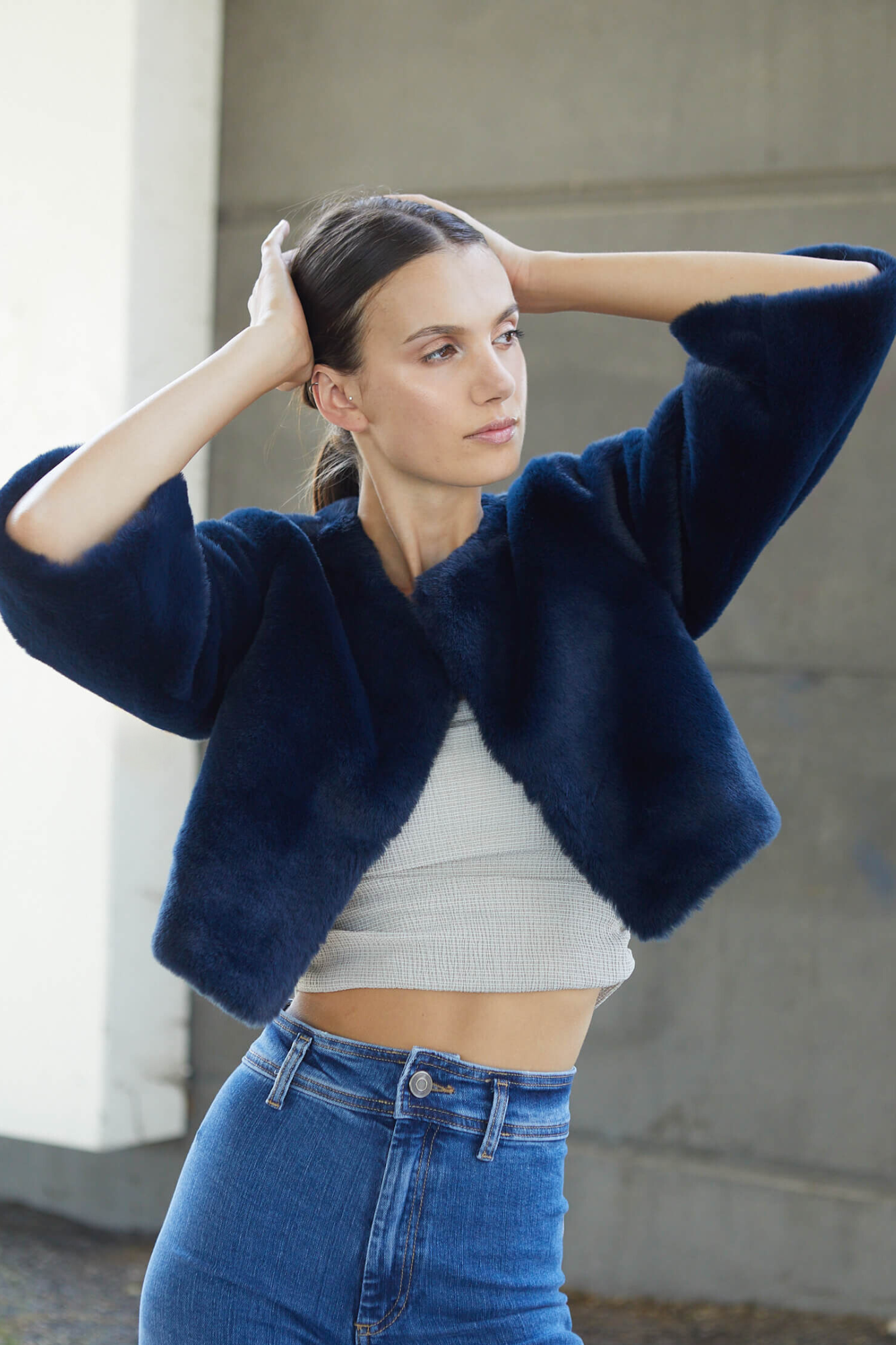 Philo faux fur bolero