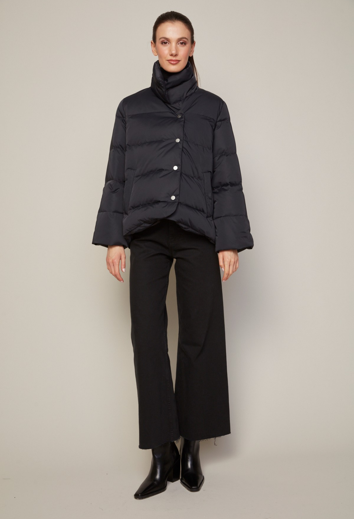 Bunta, manteau en duvet à col cheminée