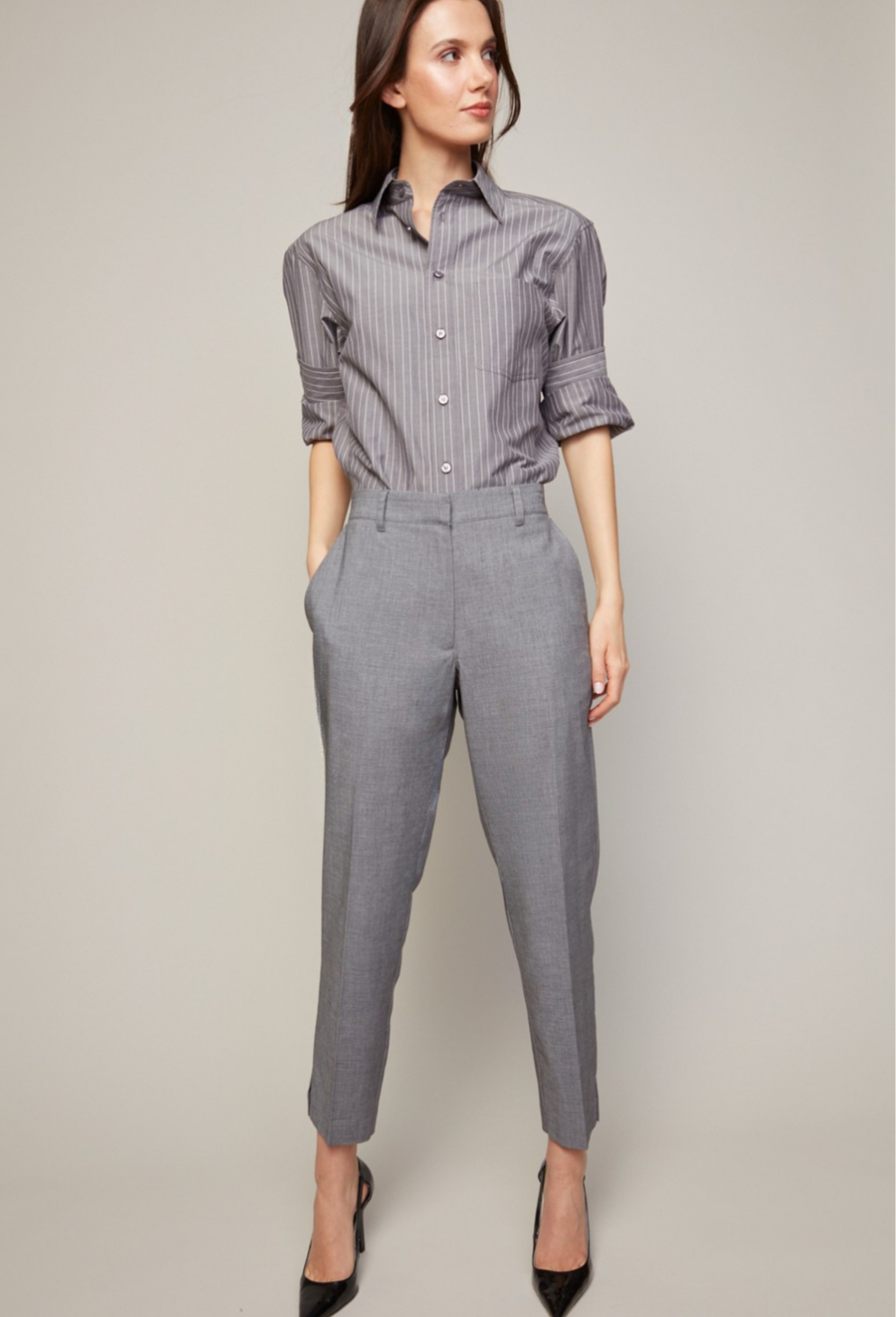 Bruce, pantalon slim à jambe étroite, longueur cheville