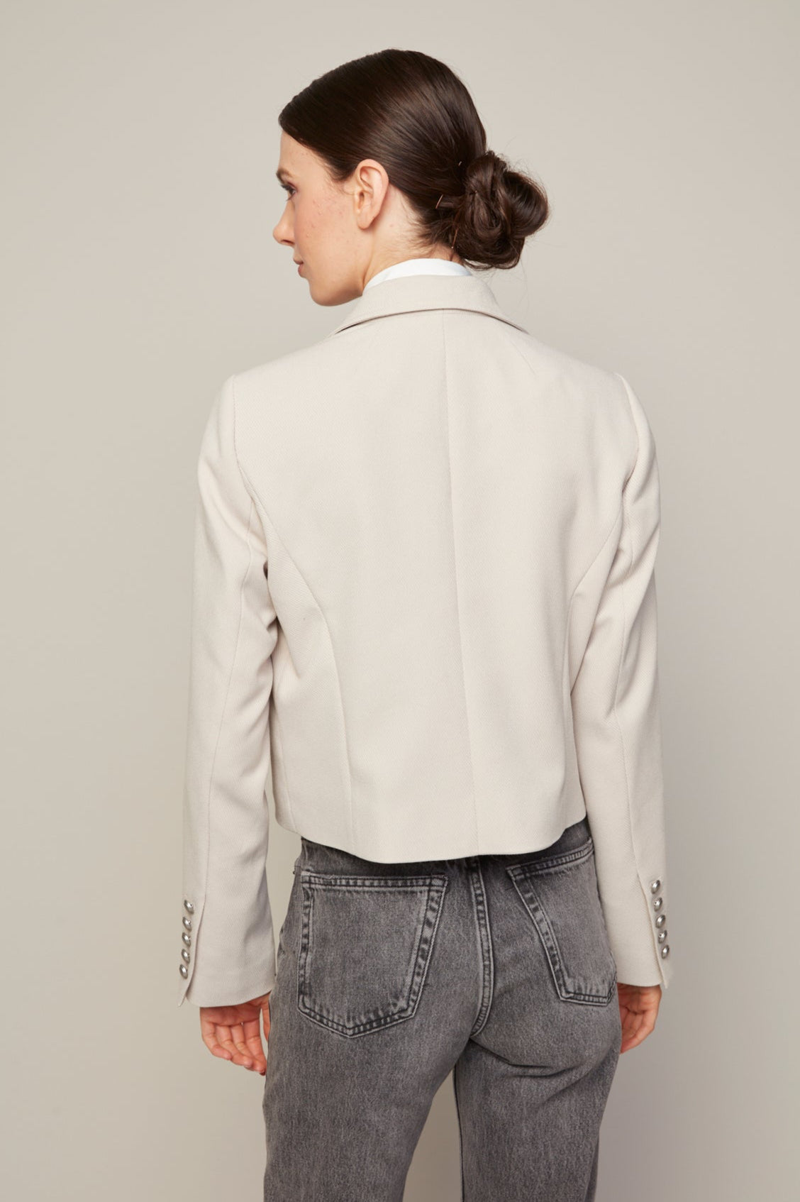 Bardot, Blazer court boxy à boutonnage simple