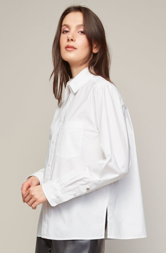 Bradley buttoned shirt with side slits