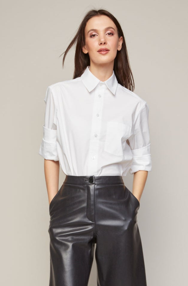 Bradley buttoned shirt with side slits