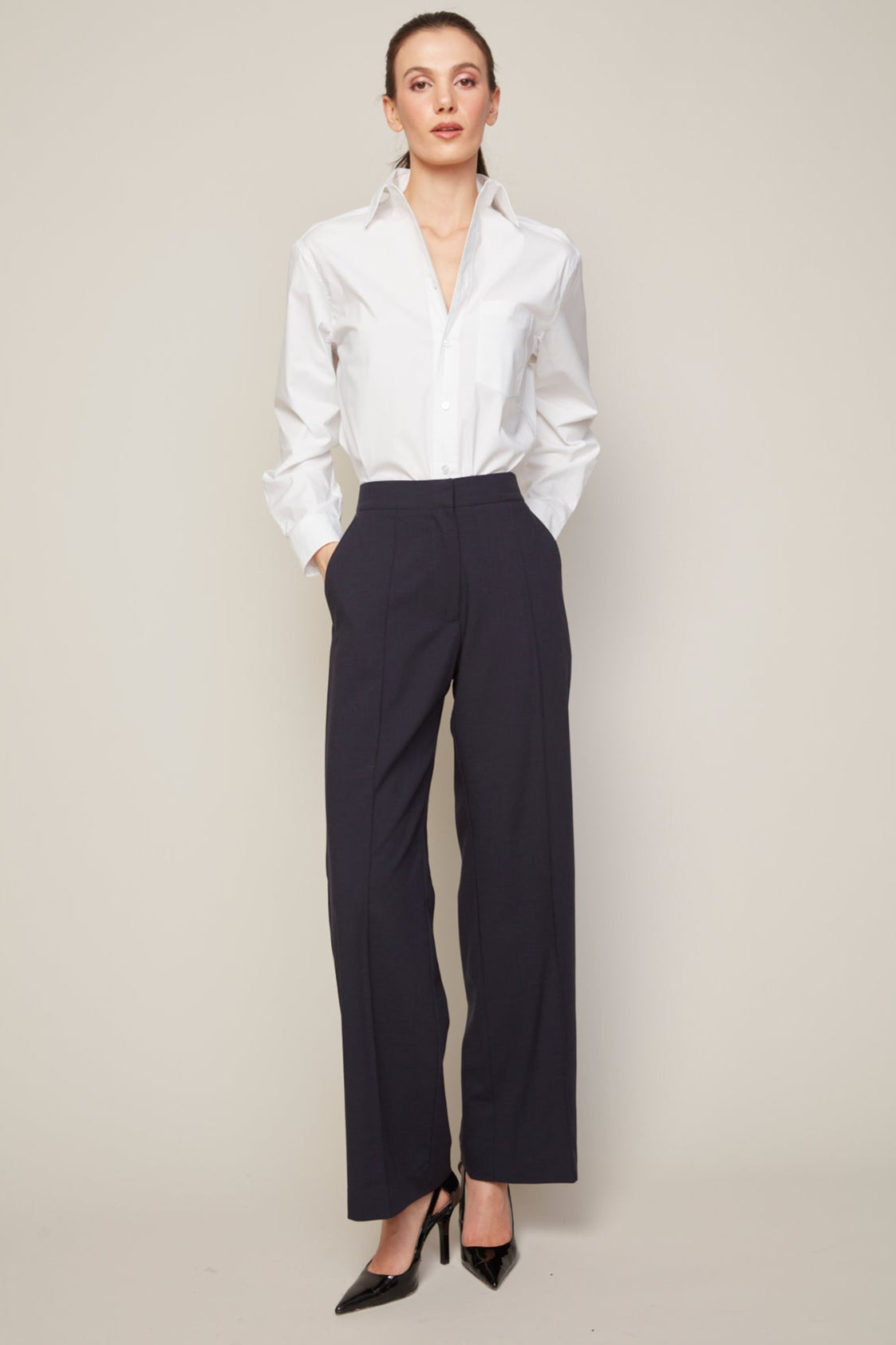 Bradley buttoned shirt with side slits