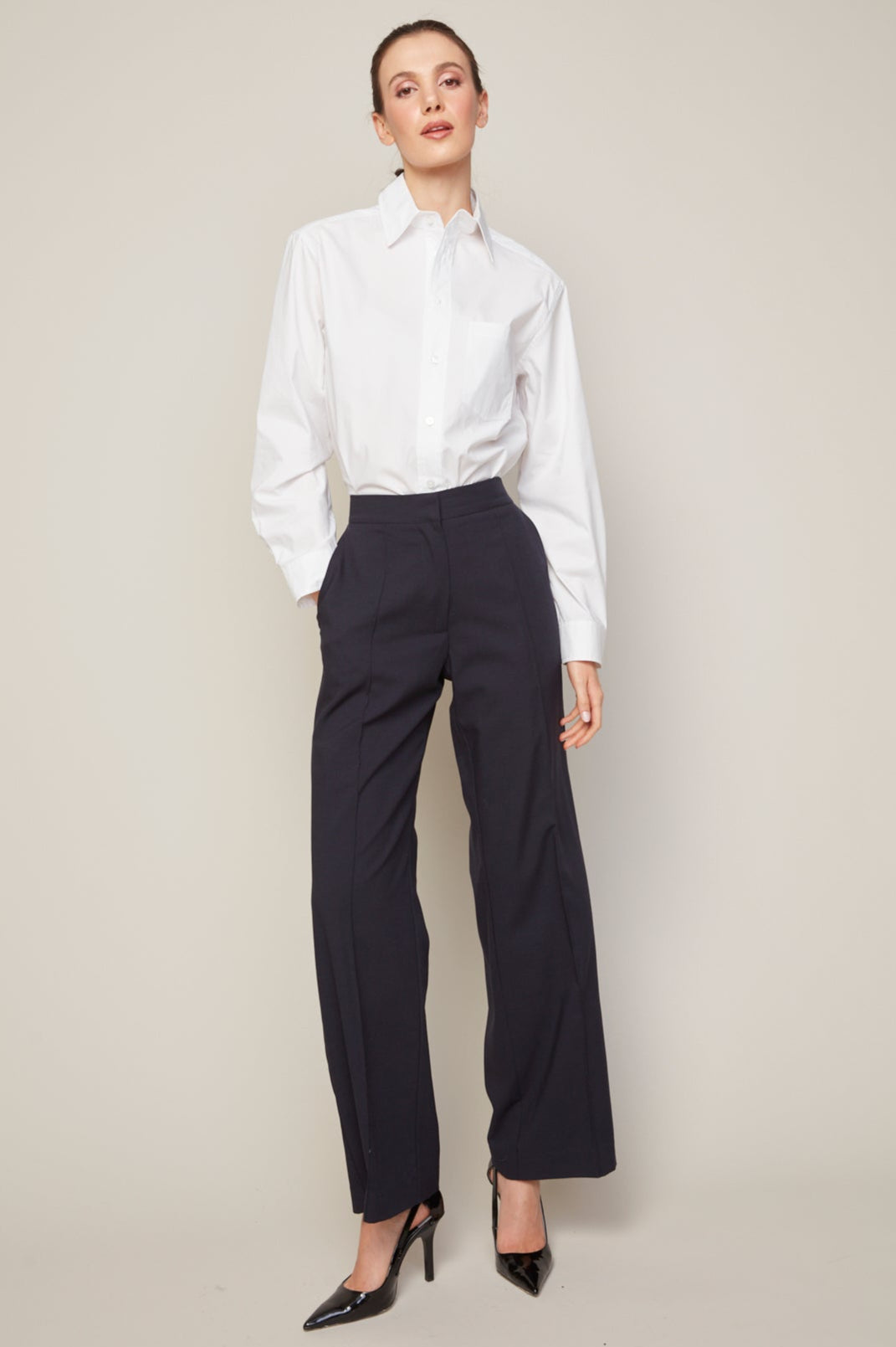 Bradley buttoned shirt with side slits